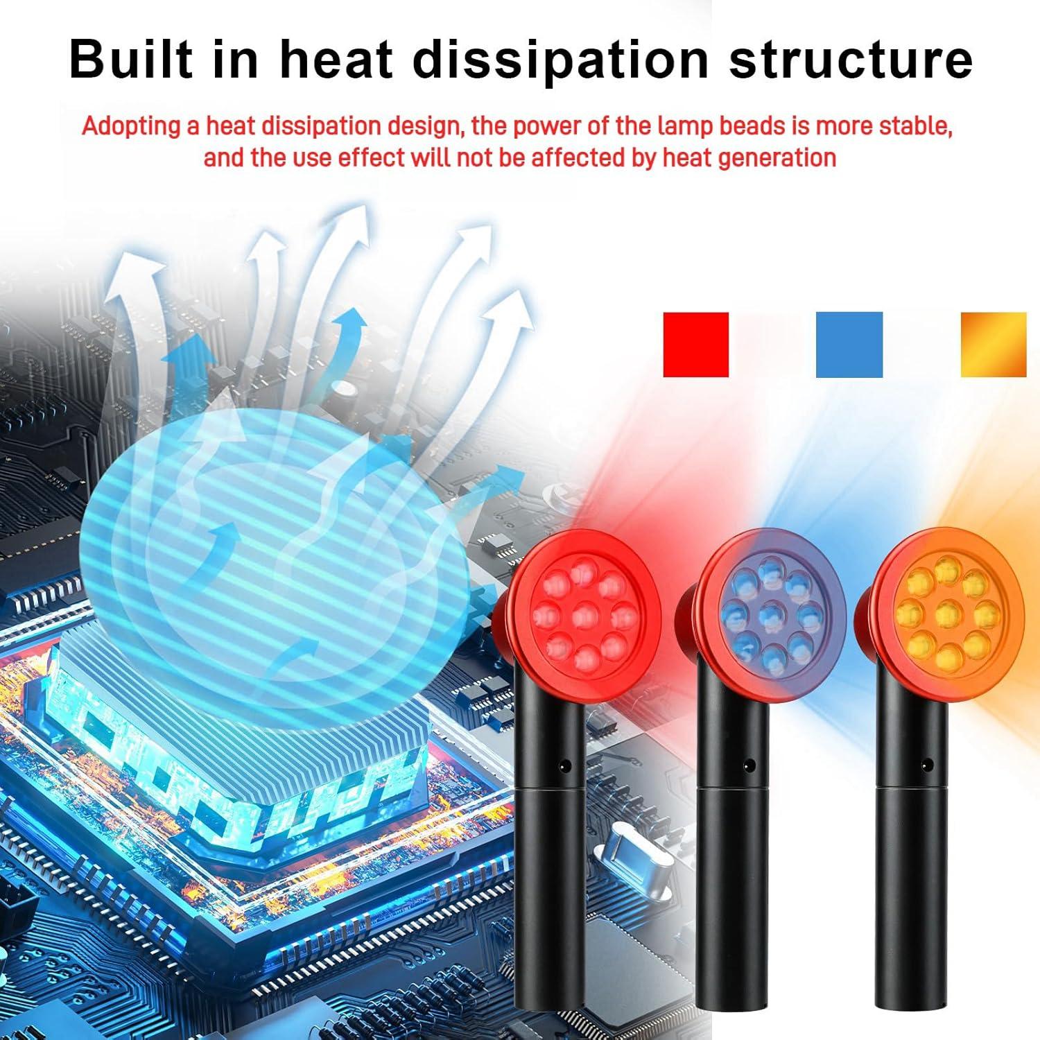 Terapia de Luz Roja NINSI LR-19 LED Portátil 3 Modos