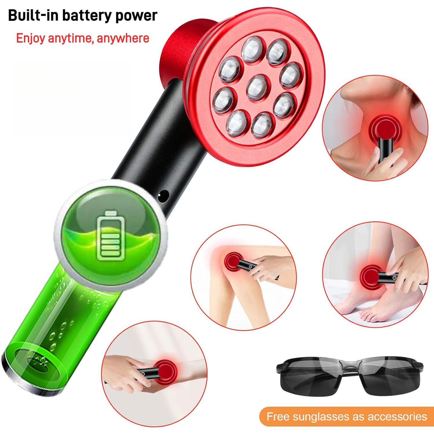 Terapia de Luz Roja NINSI LR-19 LED Portátil 3 Modos