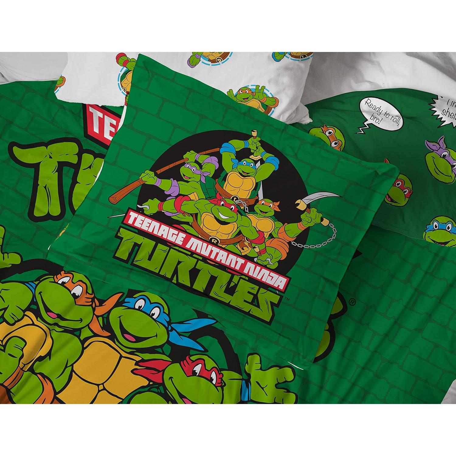 Juego de Cama Twin Tortugas Ninja Jay Franco 5 Piezas