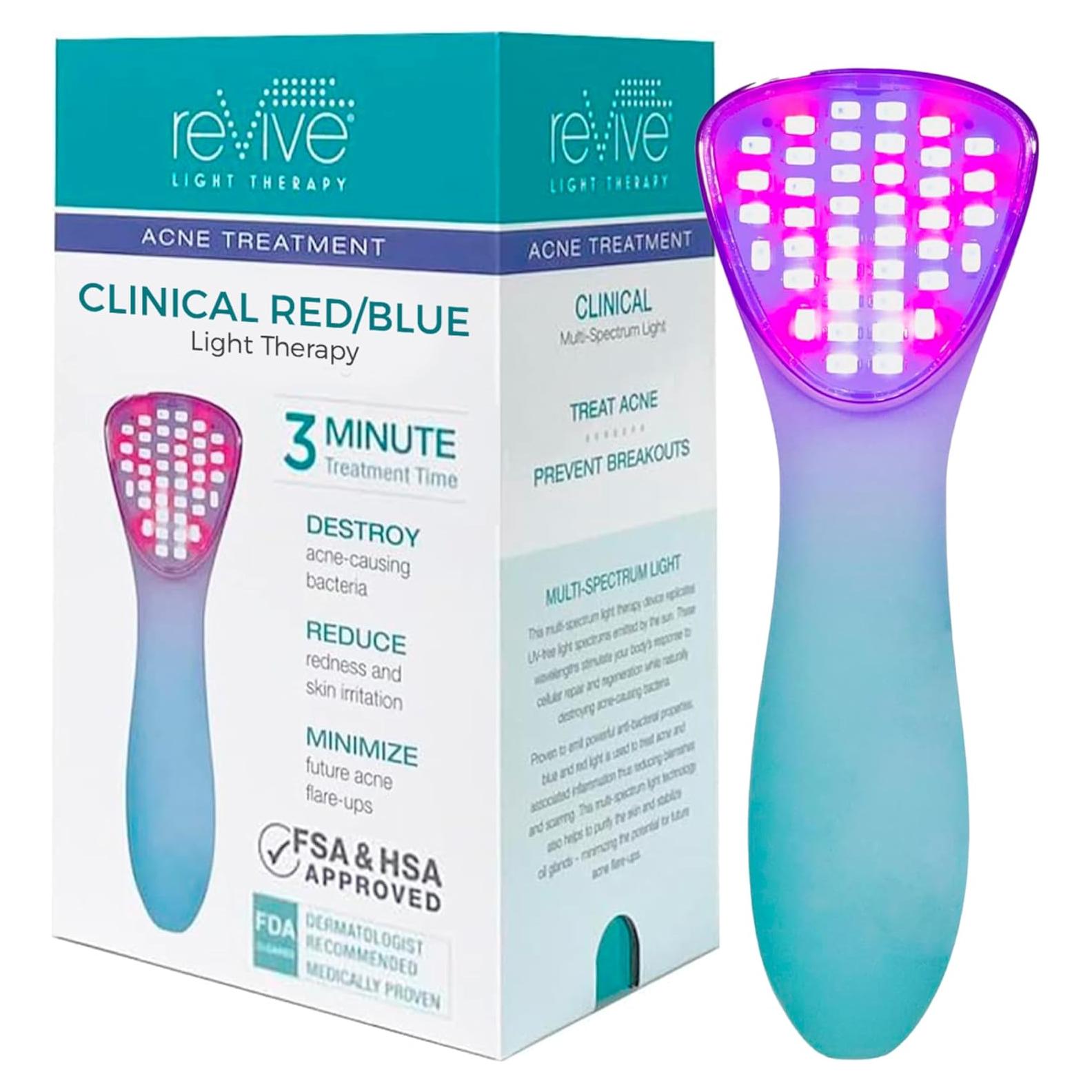 reVive Terapia de Luz Azul para Acné Facial - Dispositivo LED
