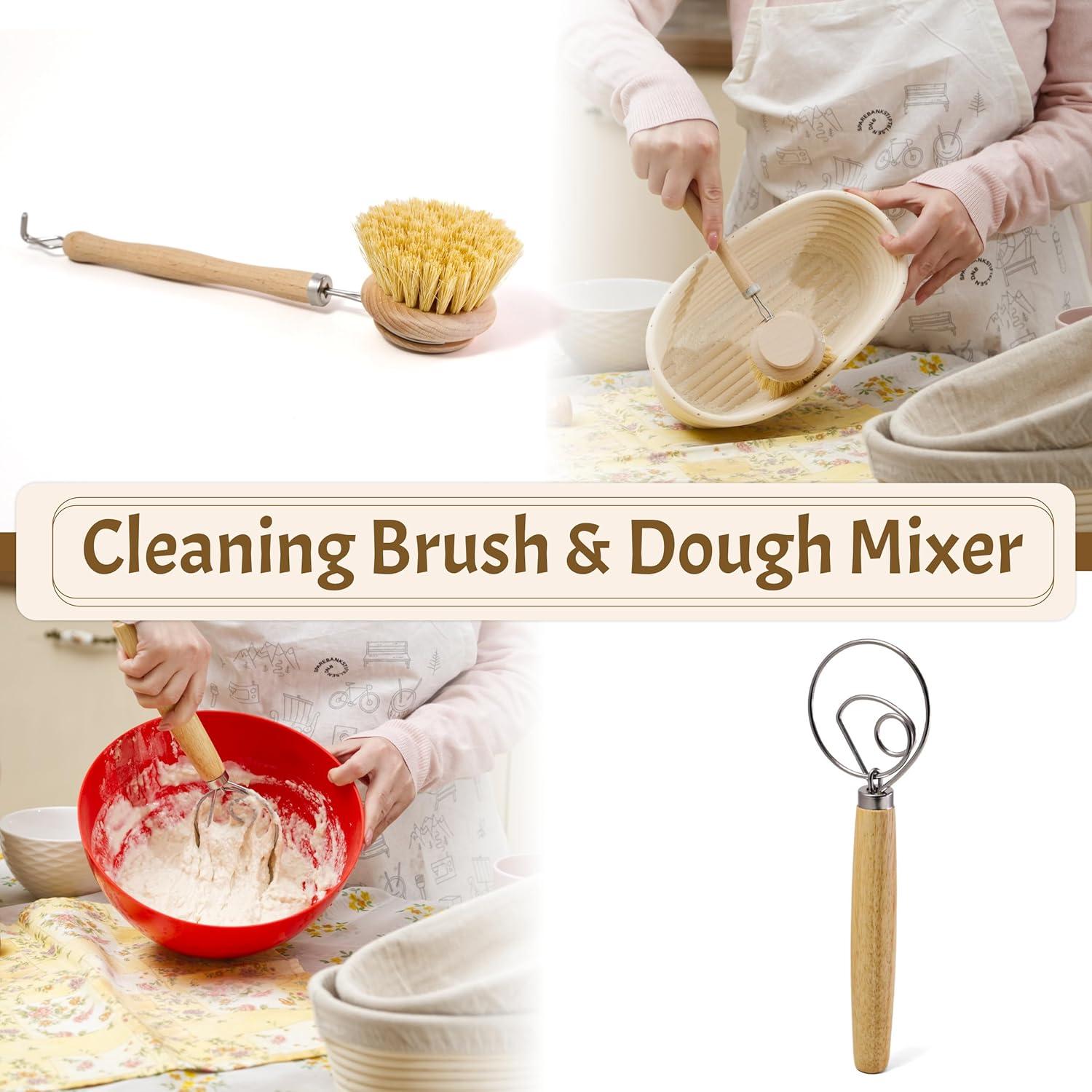 Kit Hornear Pan CRISS ELITE 2 Canastas Banneton 22.86 y 25.4 cm