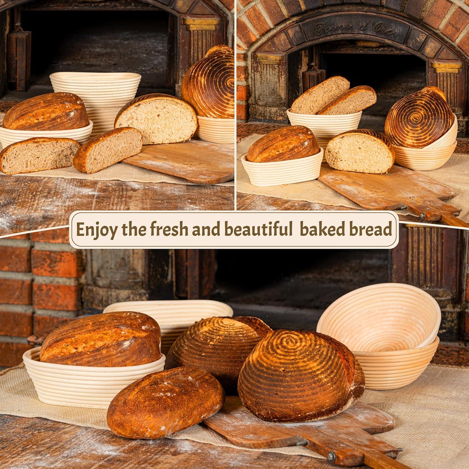 Kit Hornear Pan CRISS ELITE 2 Canastas Banneton 22.86 y 25.4 cm