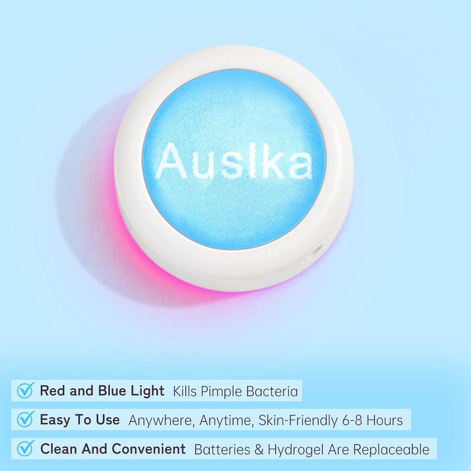 Parche para Granos LED Rojo y Azul AUSLKA - 6 Piezas