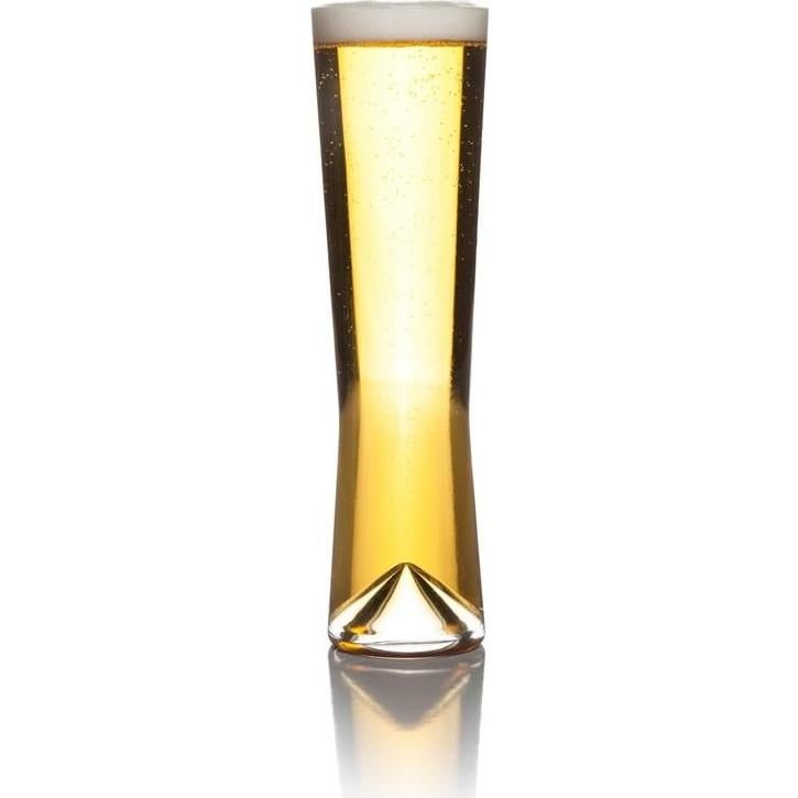 Juego de 2 Vasos Pilsner Sempli 365 ml Cristal Sin Plomo