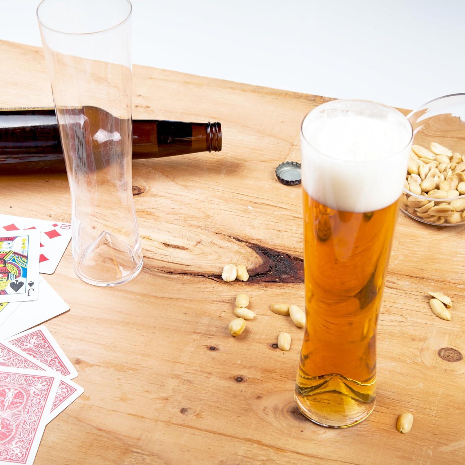 Juego de 2 Vasos Pilsner Sempli 365 ml Cristal Sin Plomo