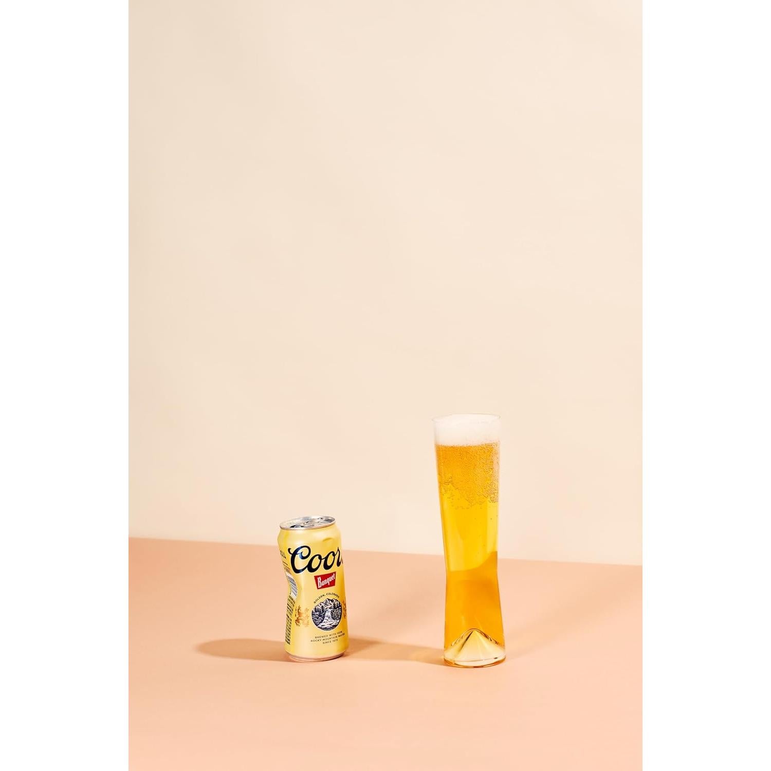Juego de 2 Vasos Pilsner Sempli 365 ml Cristal Sin Plomo