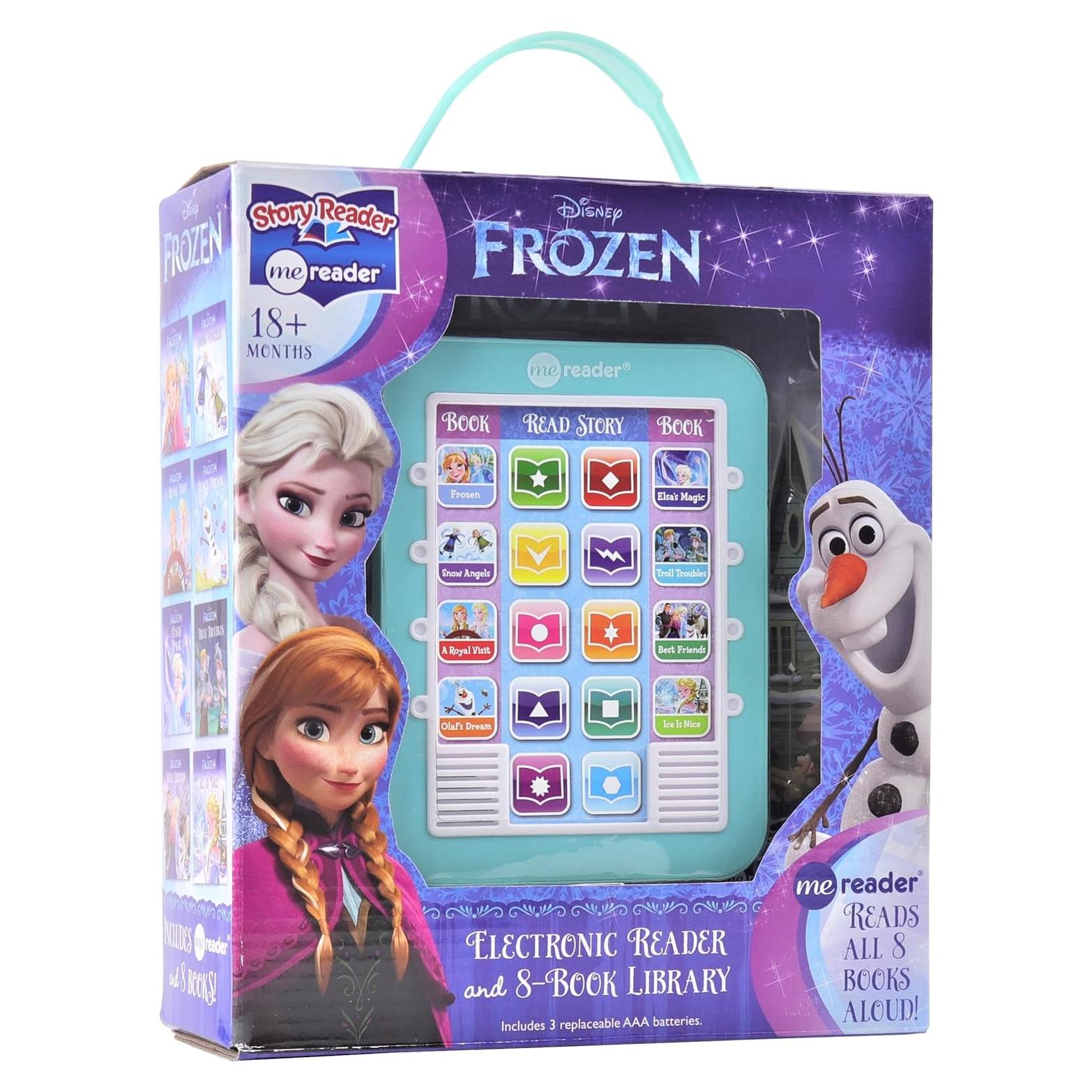 Disney Frozen Elsa, Anna, Olaf, and More! - Me Reader Electronic Reader and 8-Sound Book Library – Great Alternative to Toys for Christmas - PI Kids