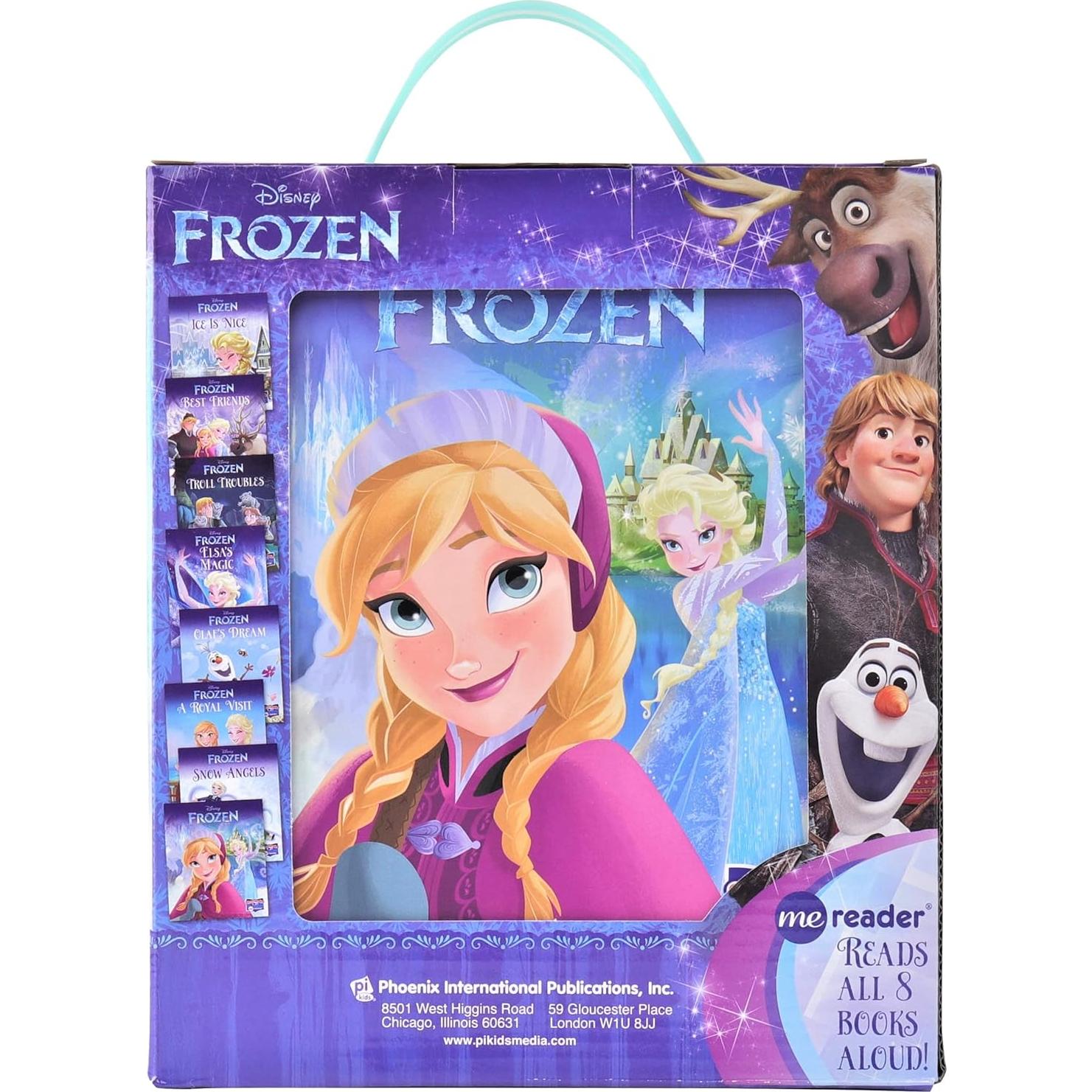 Disney Frozen Elsa, Anna, Olaf, and More! - Me Reader Electronic Reader and 8-Sound Book Library – Great Alternative to Toys for Christmas - PI Kids