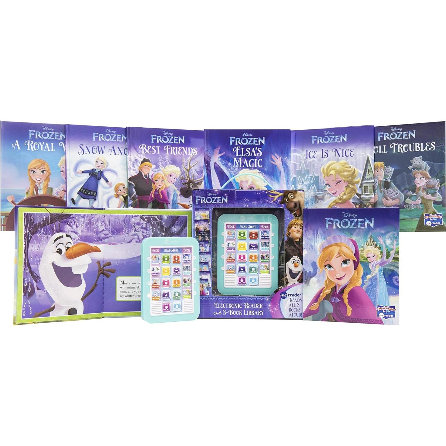 Disney Frozen Elsa, Anna, Olaf, and More! - Me Reader Electronic Reader and 8-Sound Book Library – Great Alternative to Toys for Christmas - PI Kids