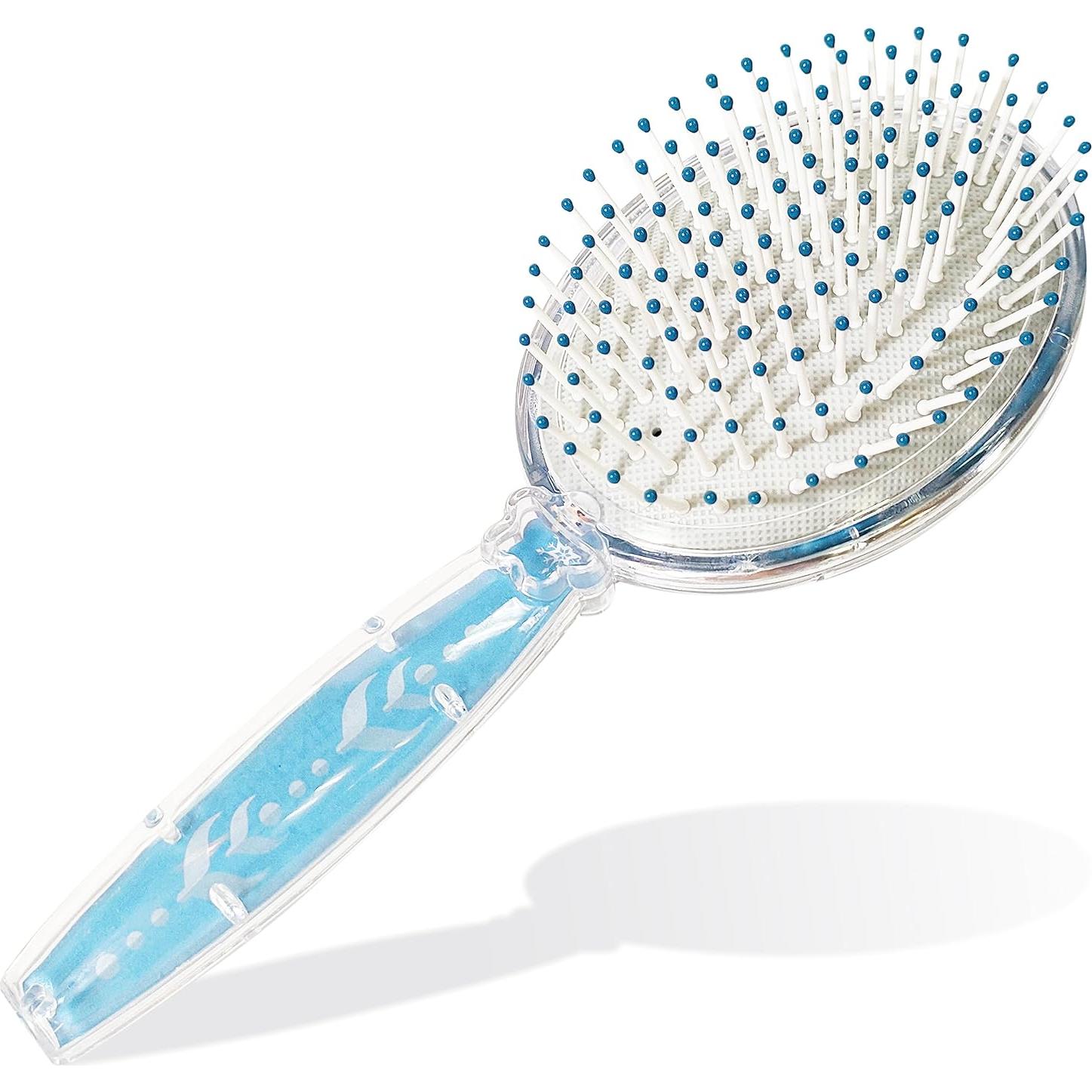 Cepillo de Pelo Luv Her Frozen II Copos de Nieve Plateado