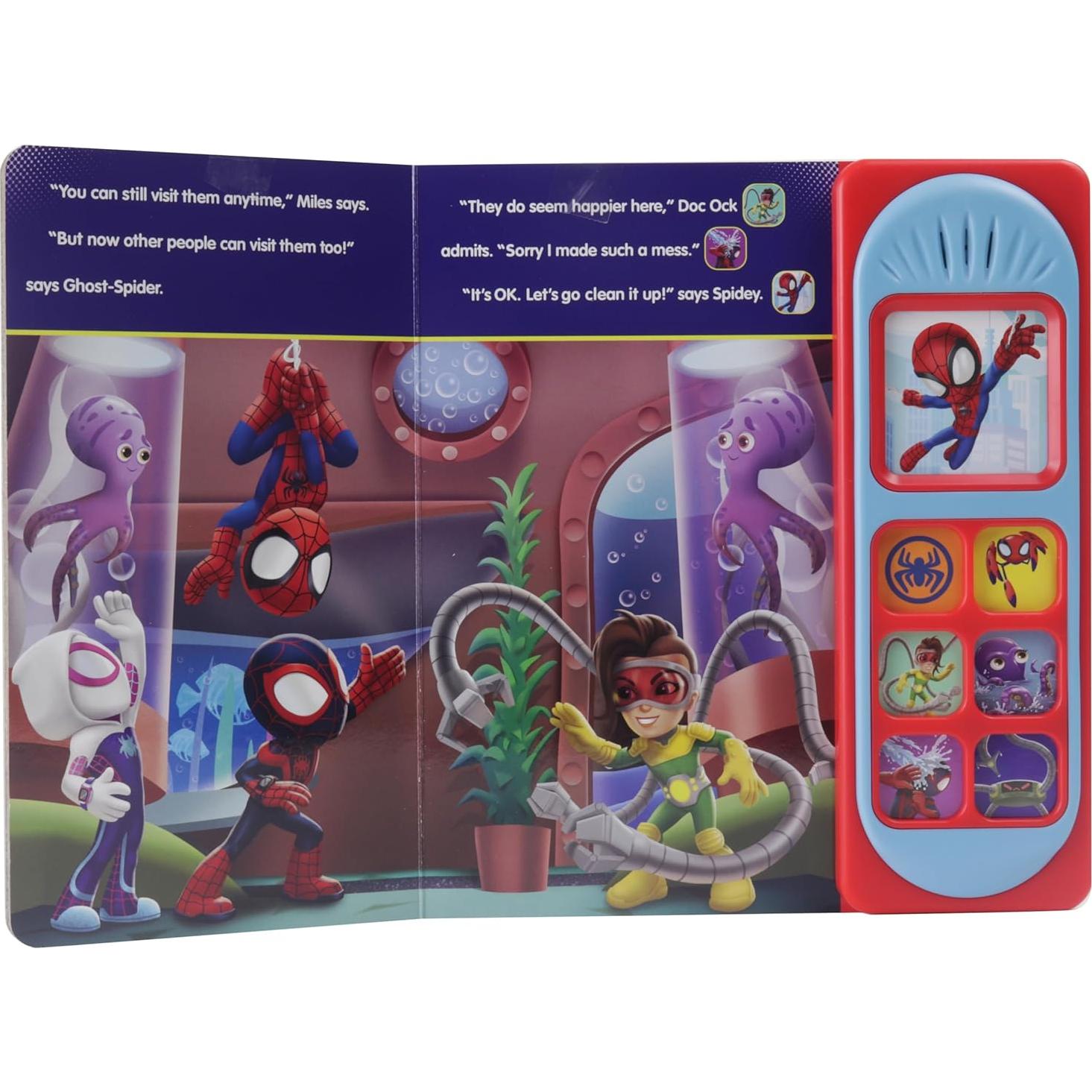 Marvel Spider-man - Spidey and his Amazing Friends – Spidey Makes a Splash Sound Book - PI Kids