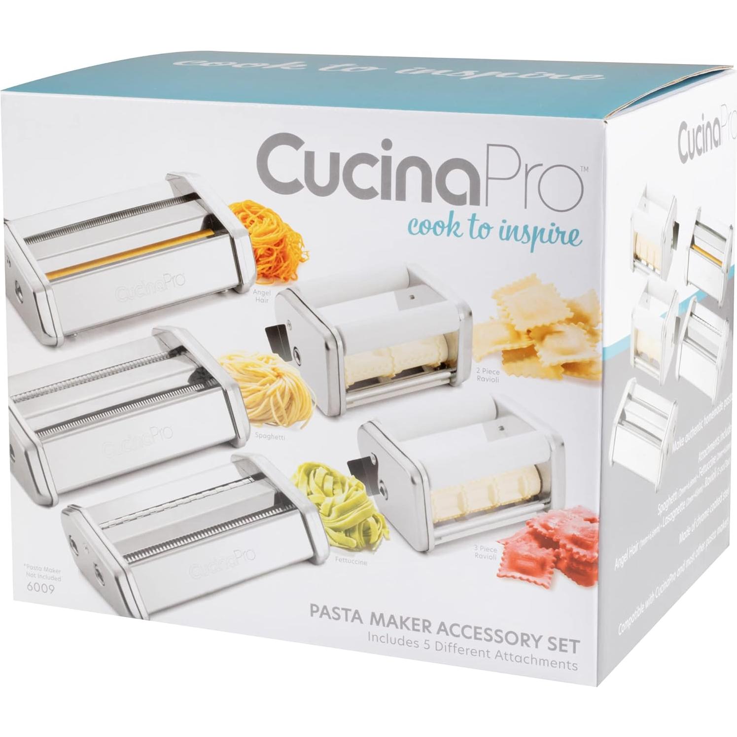 Juego de Accesorios para Pasta CucinaPro - 5 Cortadores Manuales