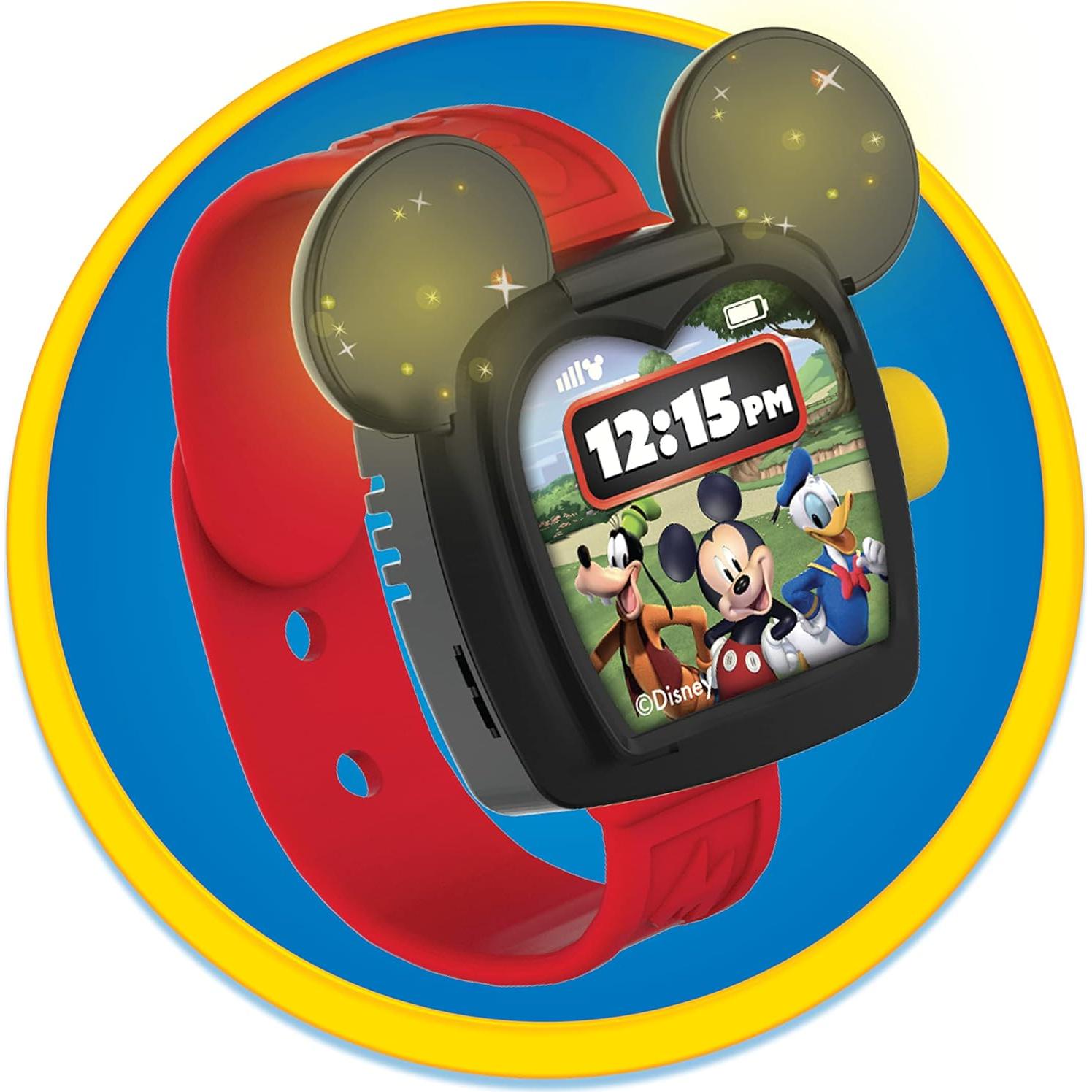 Reloj de Juguete Disney Mickey Mouse con Luces y Sonidos