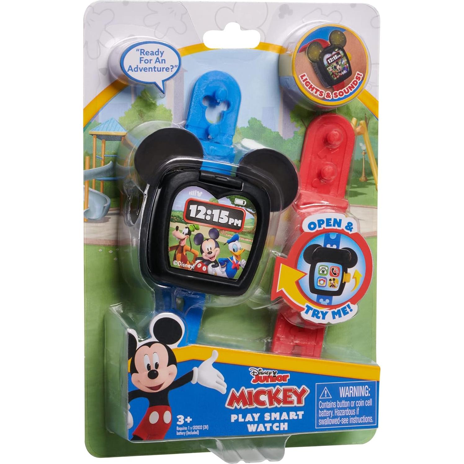 Reloj de Juguete Disney Mickey Mouse con Luces y Sonidos