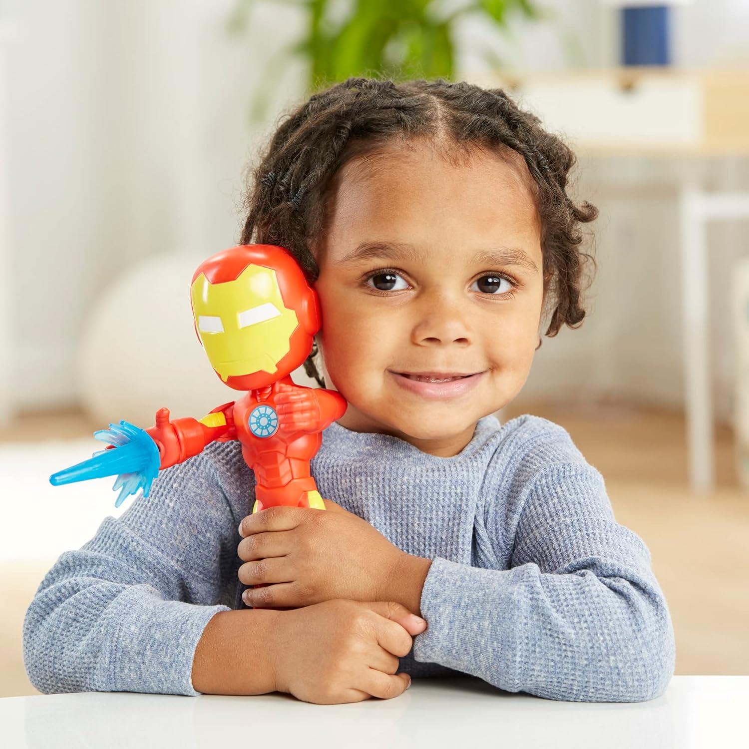 Figura de acción Iron Man Hasbro 22.86 cm con Rayo Repulsor