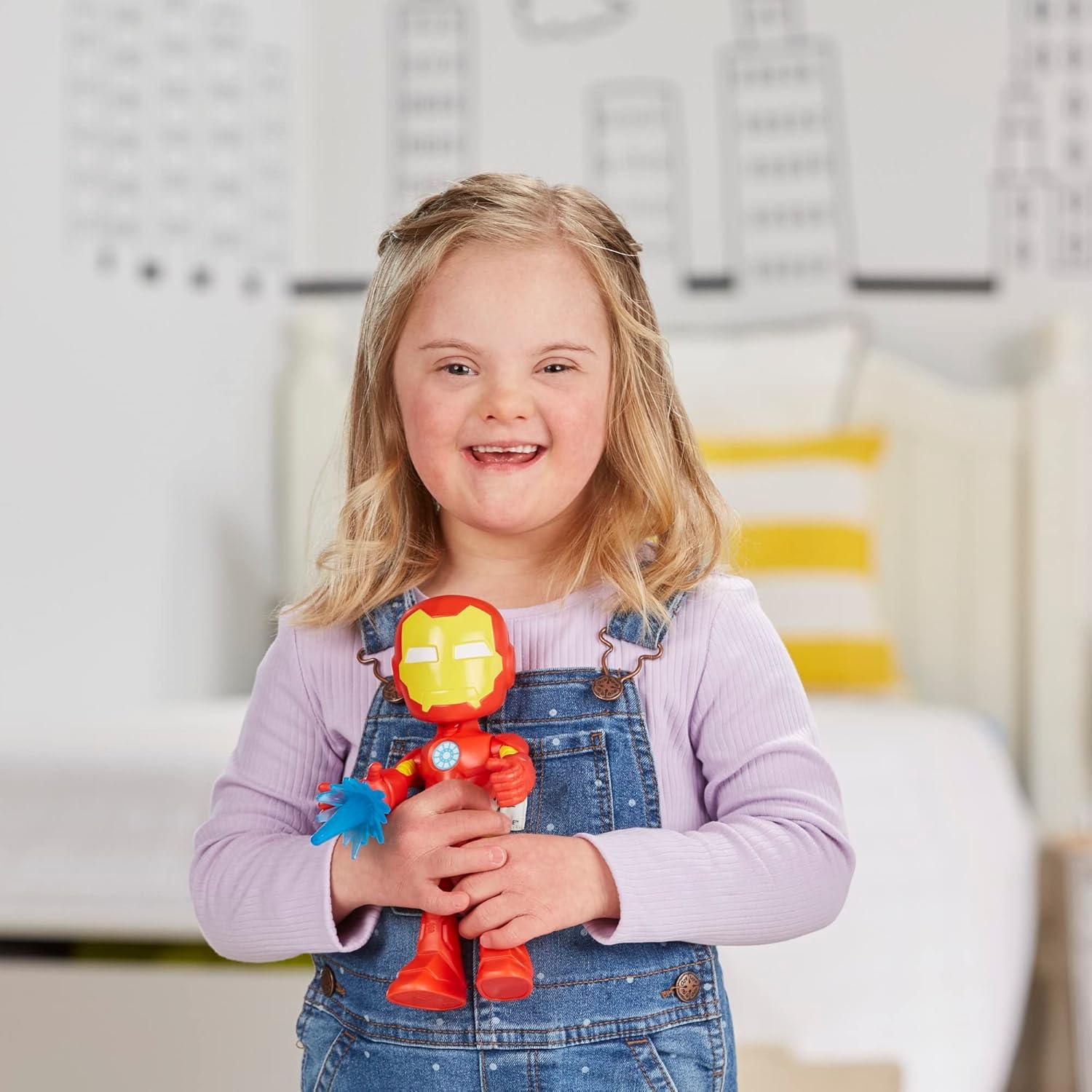 Figura de acción Iron Man Hasbro 22.86 cm con Rayo Repulsor