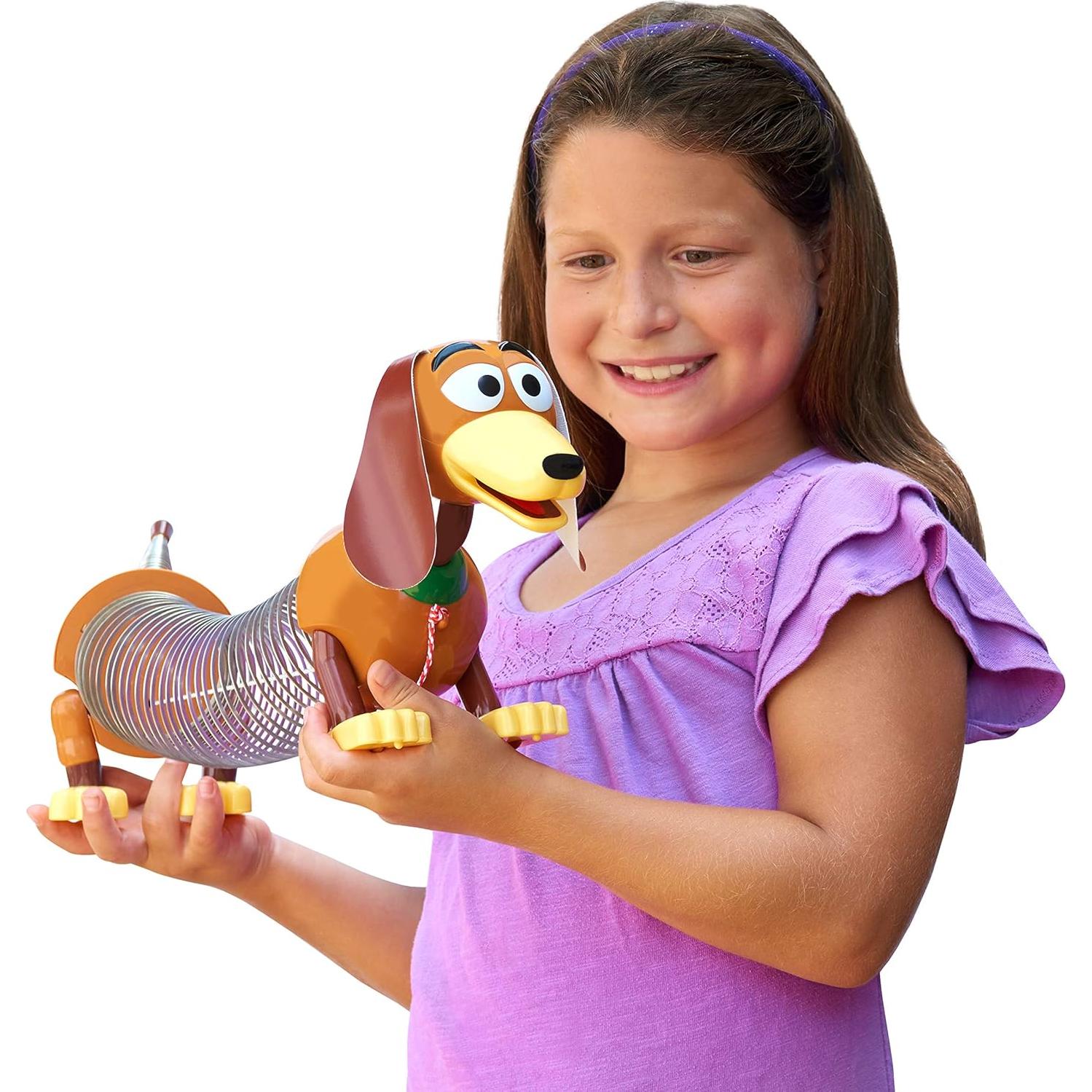 Disney•Pixar's Toy Story Slinky Dog Pull Toy, Walking Spring Toy for Boys and Girls, Kids Toys for Ages 18 Month by Just Play