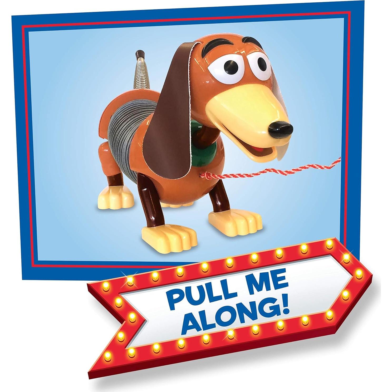 Disney•Pixar's Toy Story Slinky Dog Pull Toy, Walking Spring Toy for Boys and Girls, Kids Toys for Ages 18 Month by Just Play