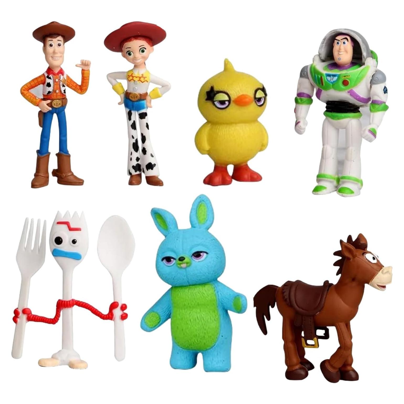 Juego de Figuras de Acción Toy Story Woody Buzz Jessie 7 Pzas
