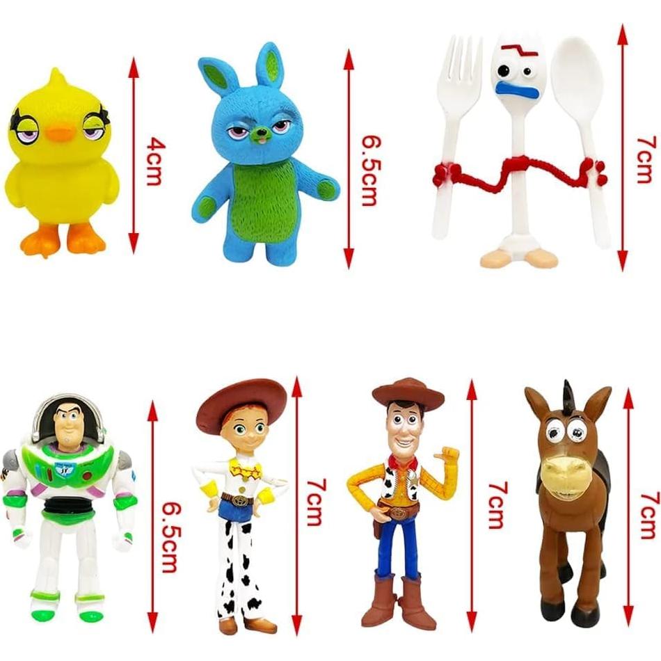 Juego de Figuras de Acción Toy Story Woody Buzz Jessie 7 Pzas