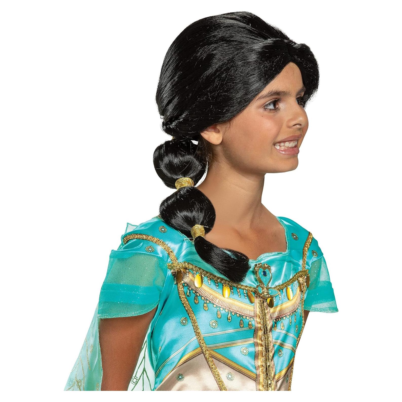 Peluca Jasmine Aladino Disney Infantil 63,5x17,8 cm