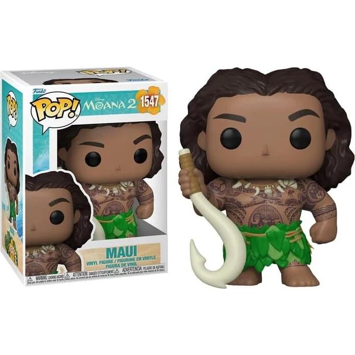 Figura de Vinilo Pop! Funko Disney Moana 2 Maui 9.5 cm