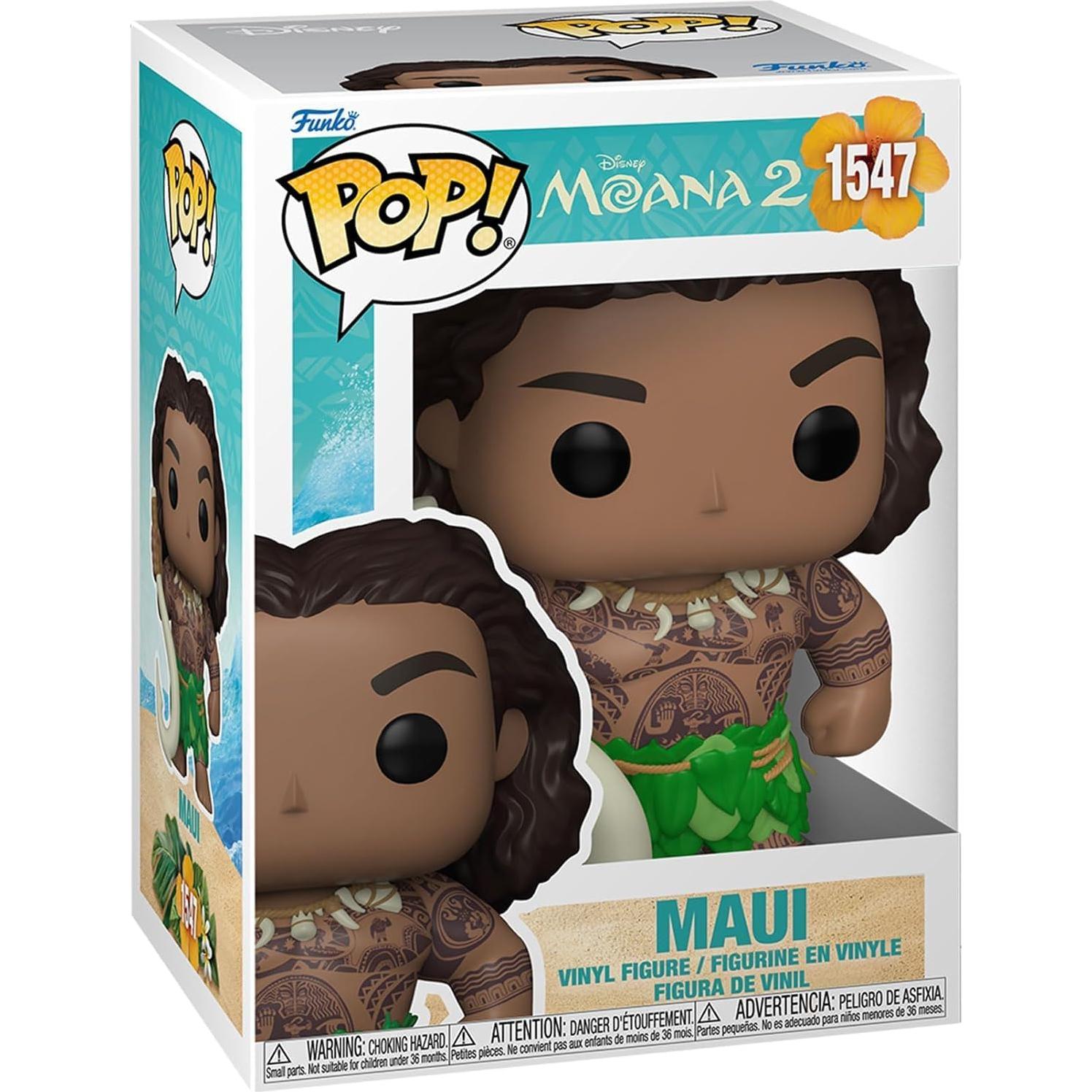 Figura de Vinilo Pop! Funko Disney Moana 2 Maui 9.5 cm