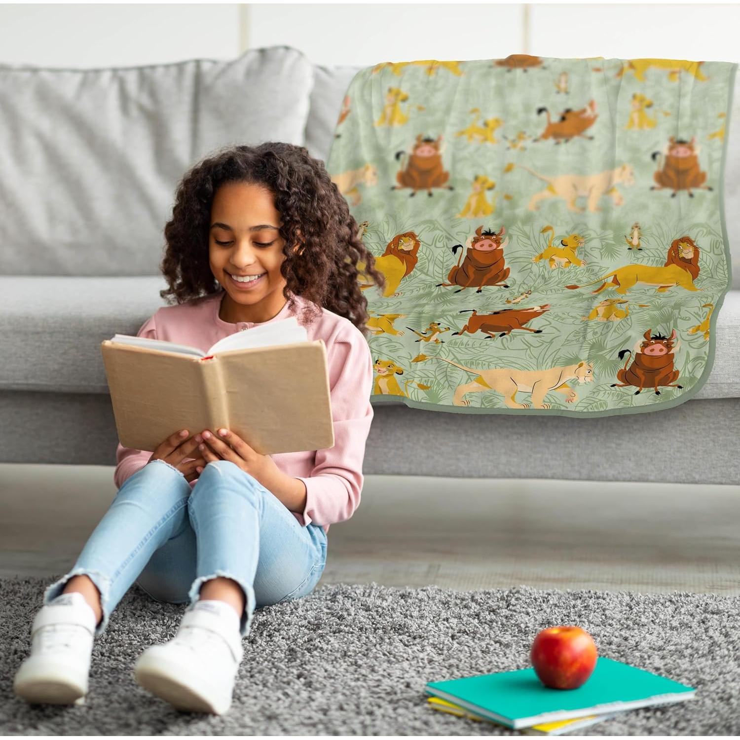 Manta de Peluche Disney Rey León Jay Franco 101x127 cm