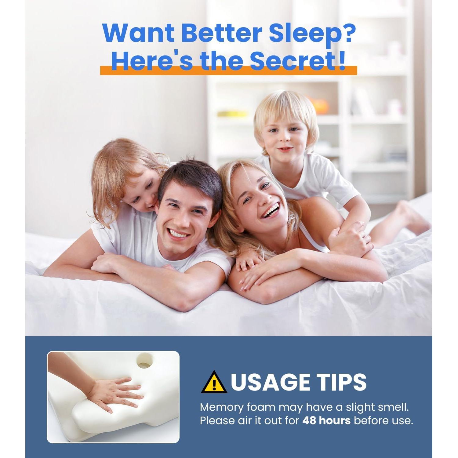 Almohada Enfriadora Cozyplayer Reina Ajustable Espuma Viscoelástica