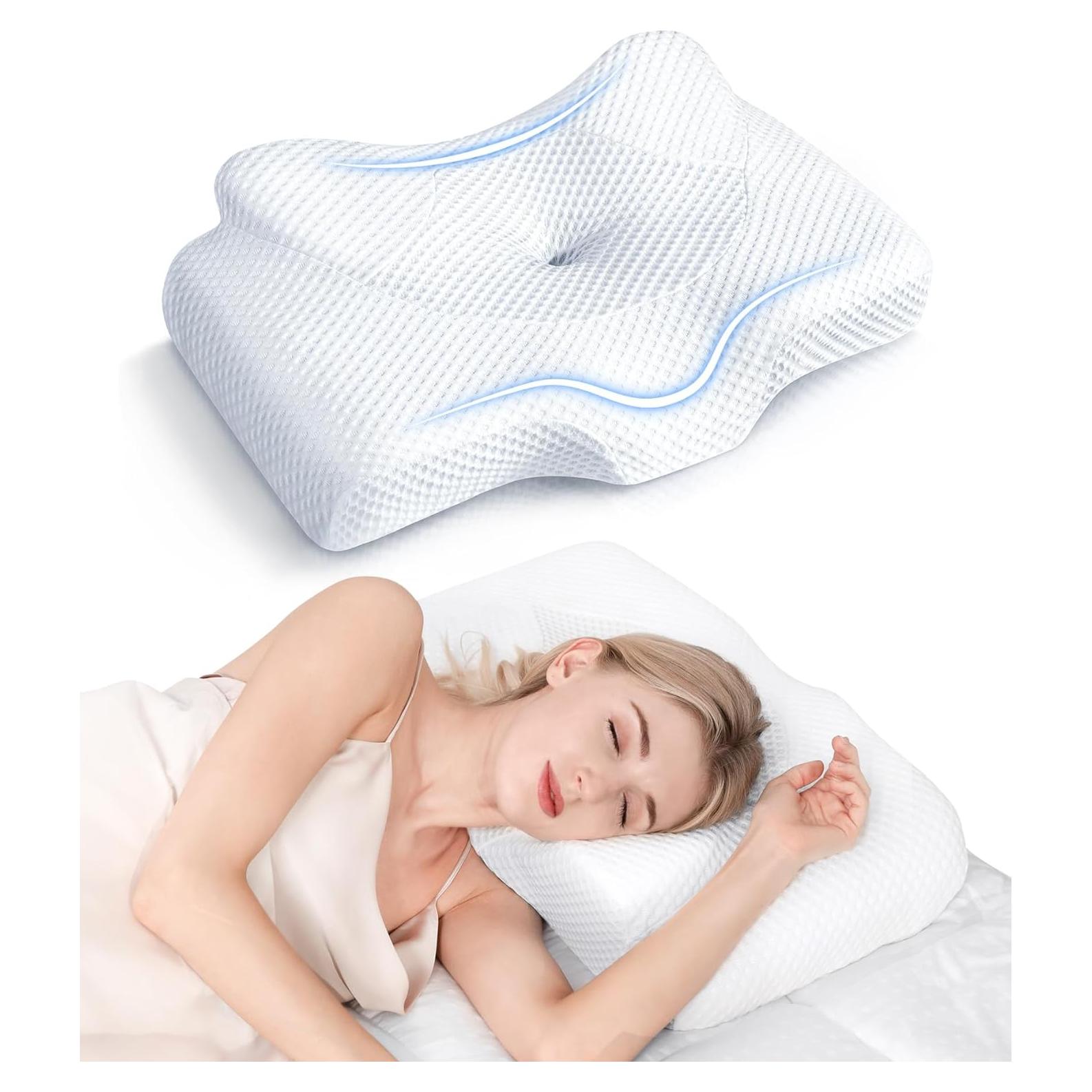 Almohada Cervical Ajustable Osteo Espuma de Memoria 64x42cm