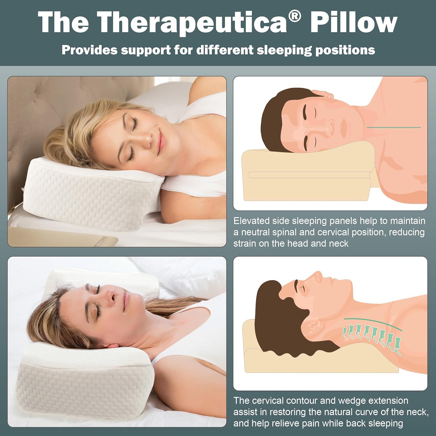 Almohada Ortopédica Therapeutica Promedio para Cuello