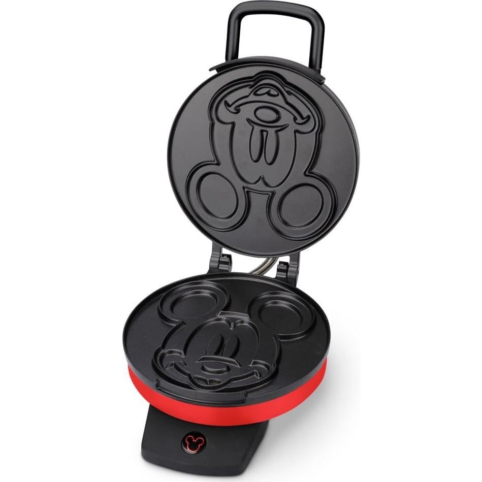 Máquina de Waffles Disney Mickey Mouse 800W Rojo DCM-12