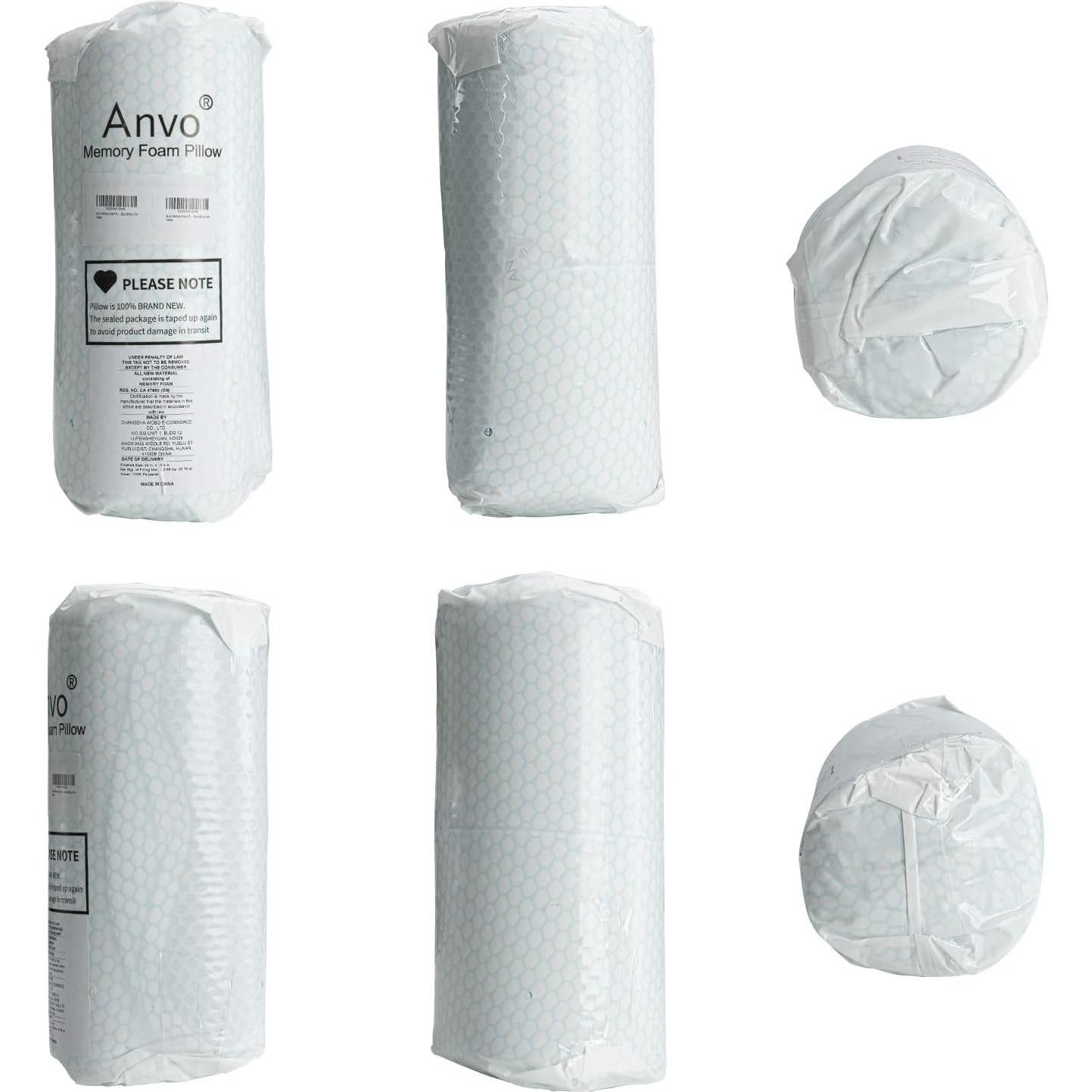 Almohada Cervical Anvo Espuma Viscoelástica Firme 61x34cm