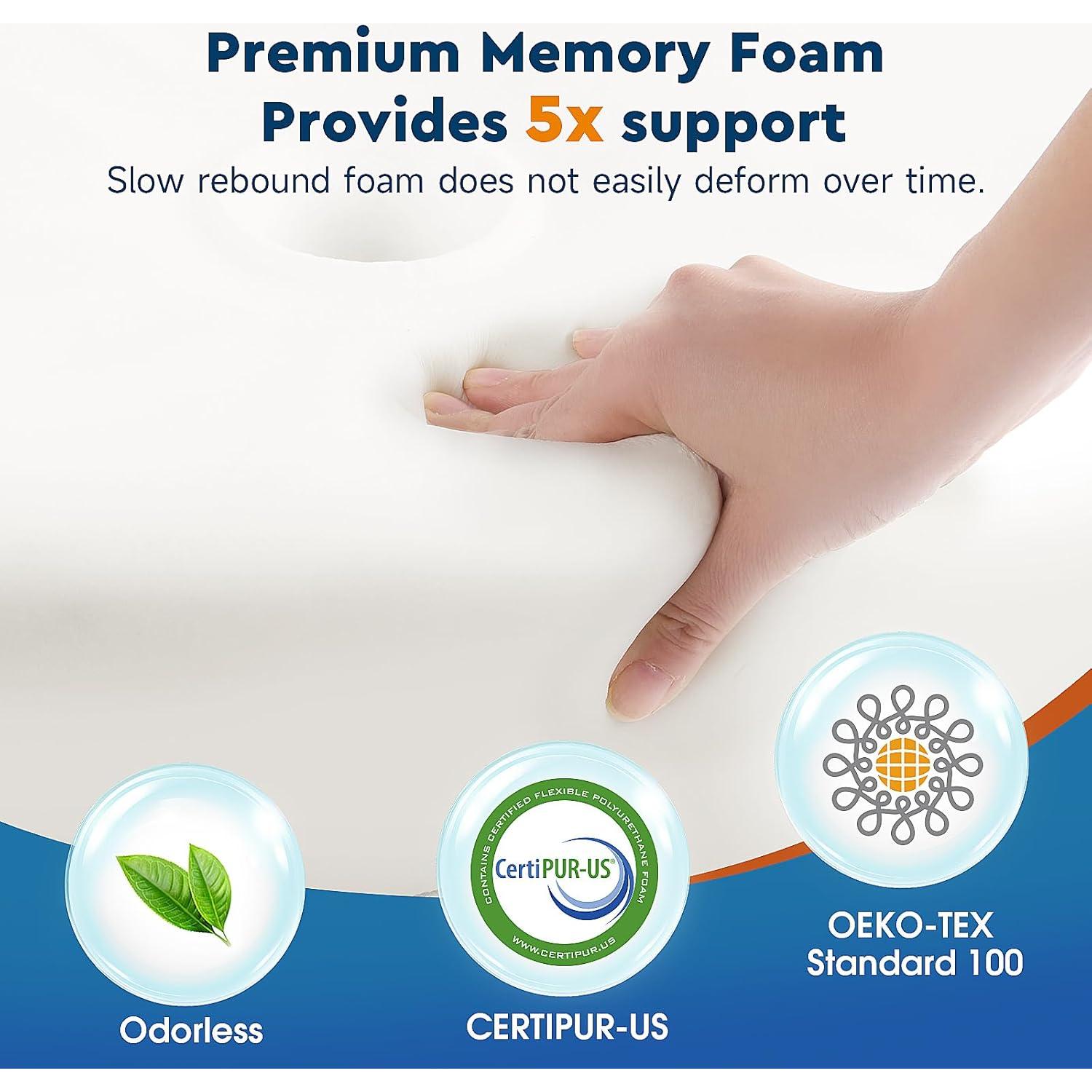 Almohada Cervical CushZone Espuma Viscoelástica 62.7x40.1cm