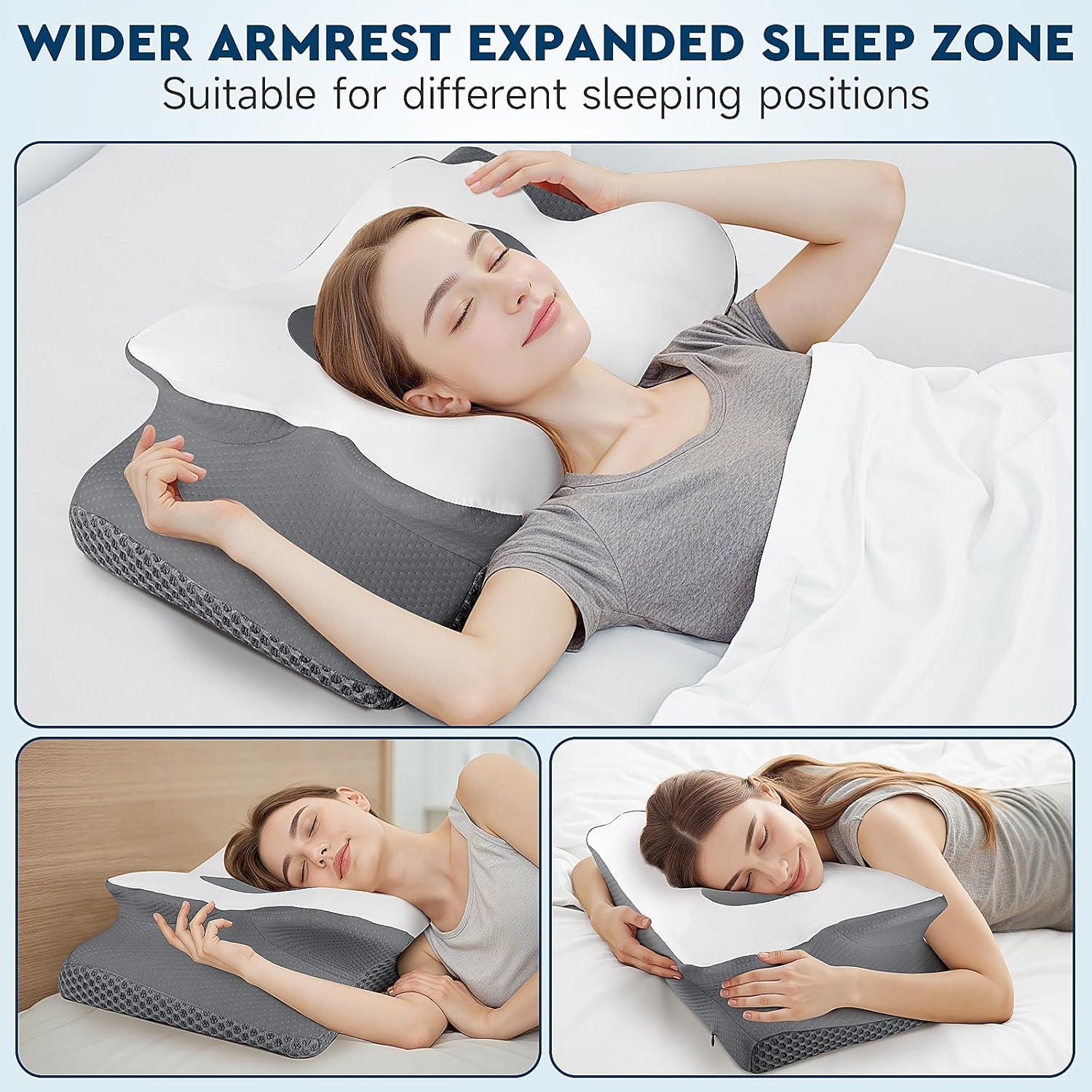 Almohada Cervical CushZone Espuma Viscoelástica 62.7x40.1cm