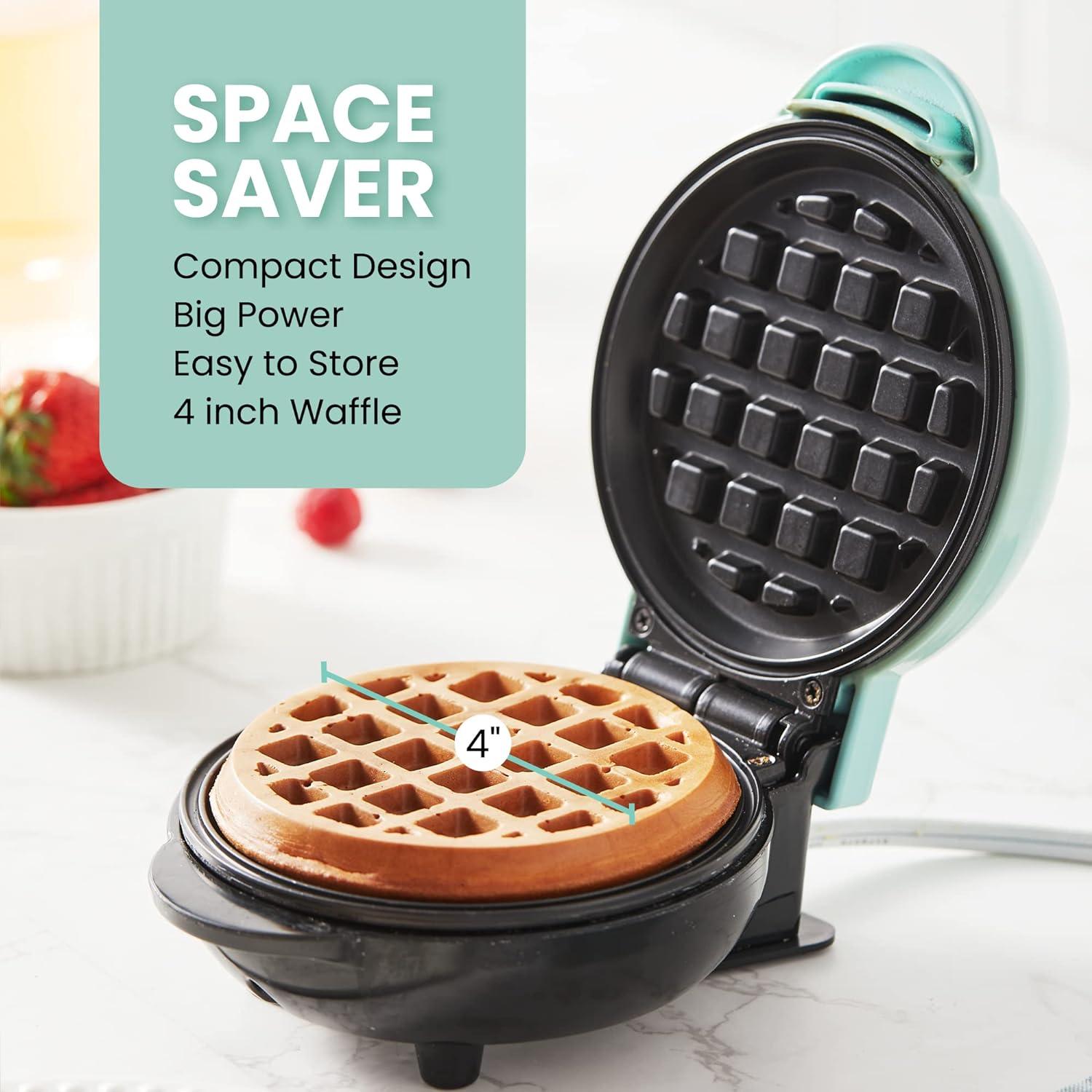 Mini Waffle Maker Elite Gourmet EWM013M 12,7 cm Antiadherente