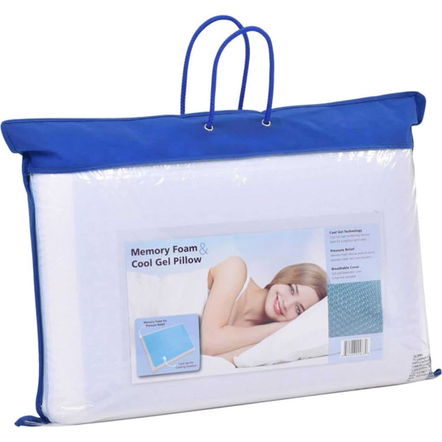 Almohada Viscoelástica Cool Gel Reversible 60x40 cm