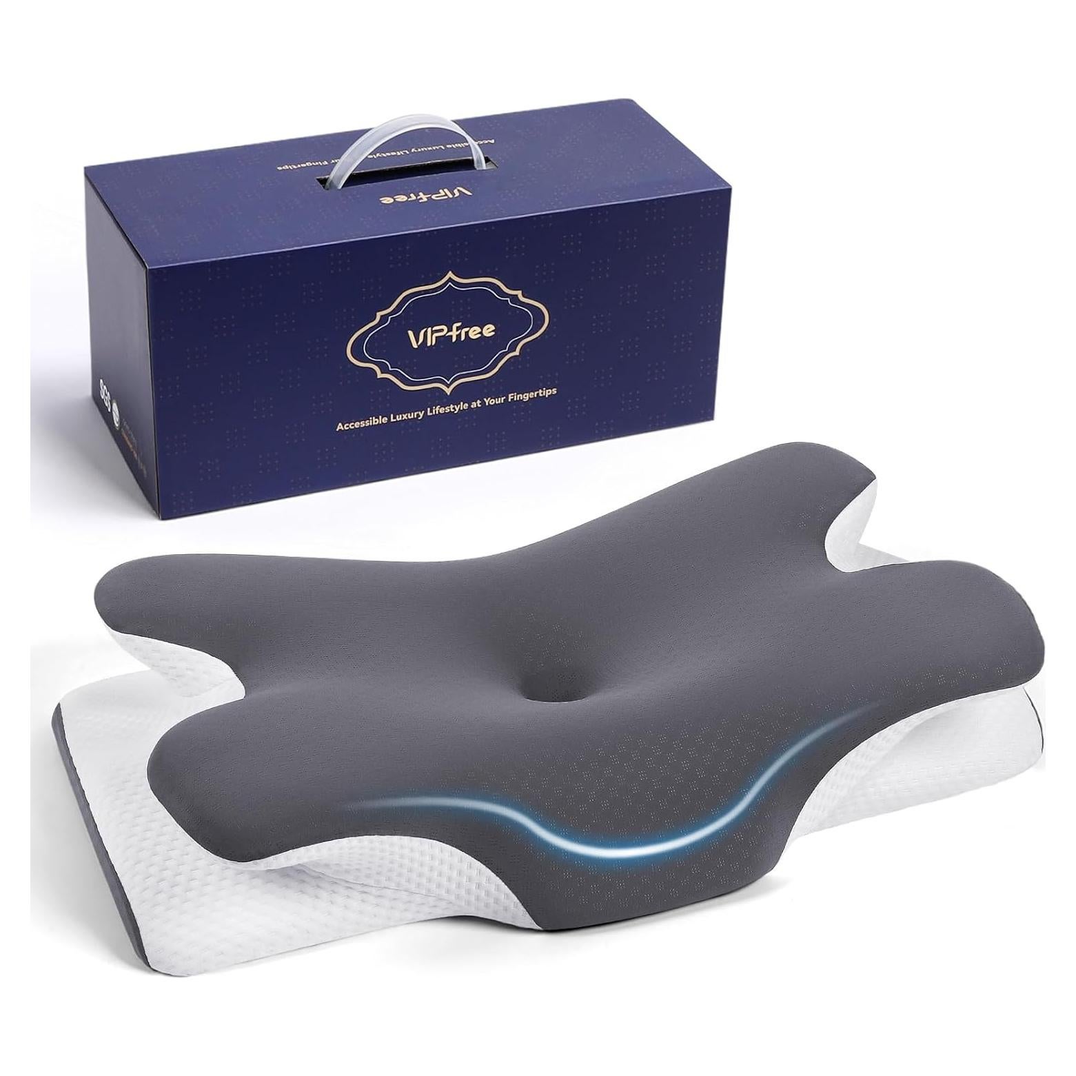 Almohada Ergonómica Cervical Vipfree Enfriadora 36.99x18.79cm