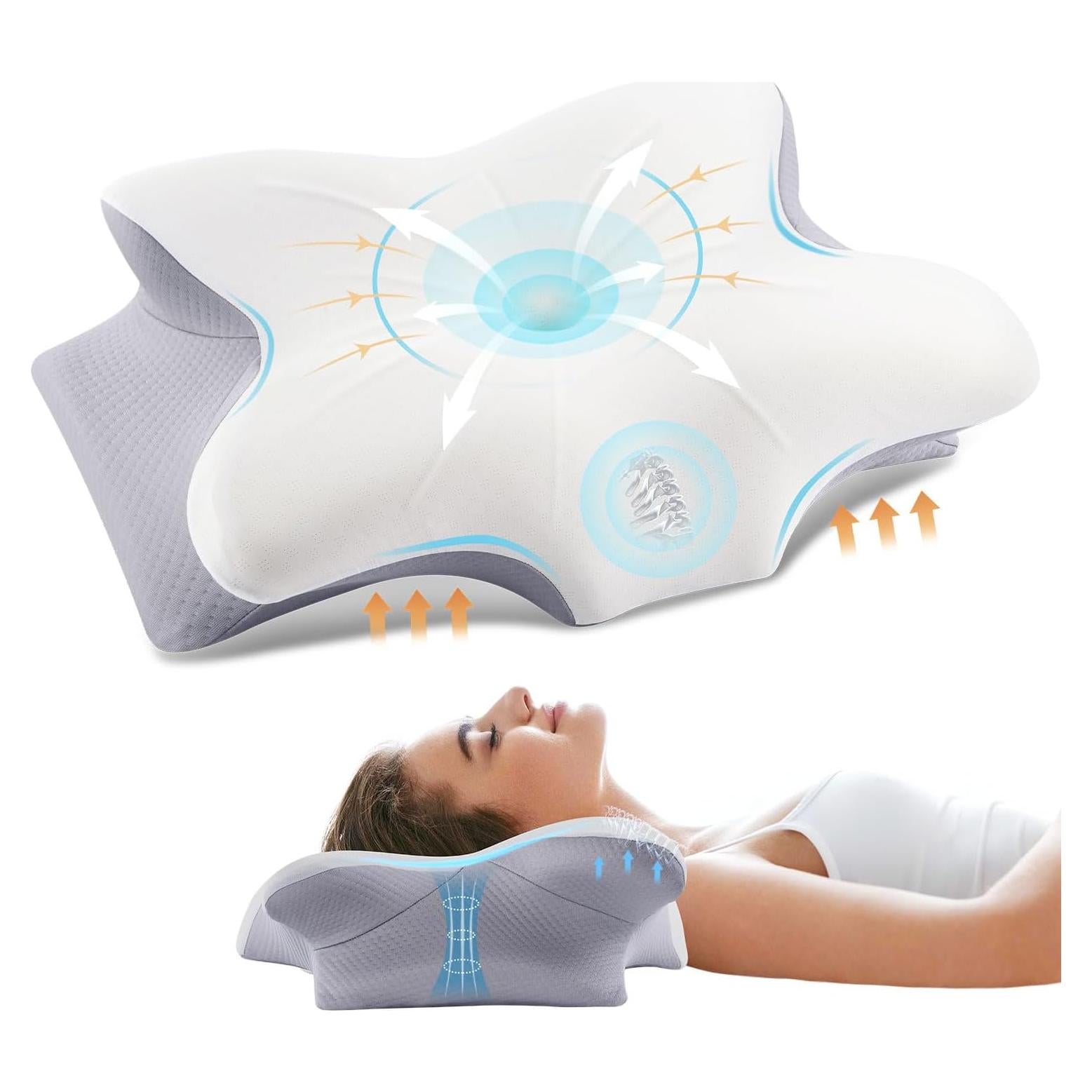 Almohada Cervical FAIORD Espuma Viscoelástica 54x40 cm
