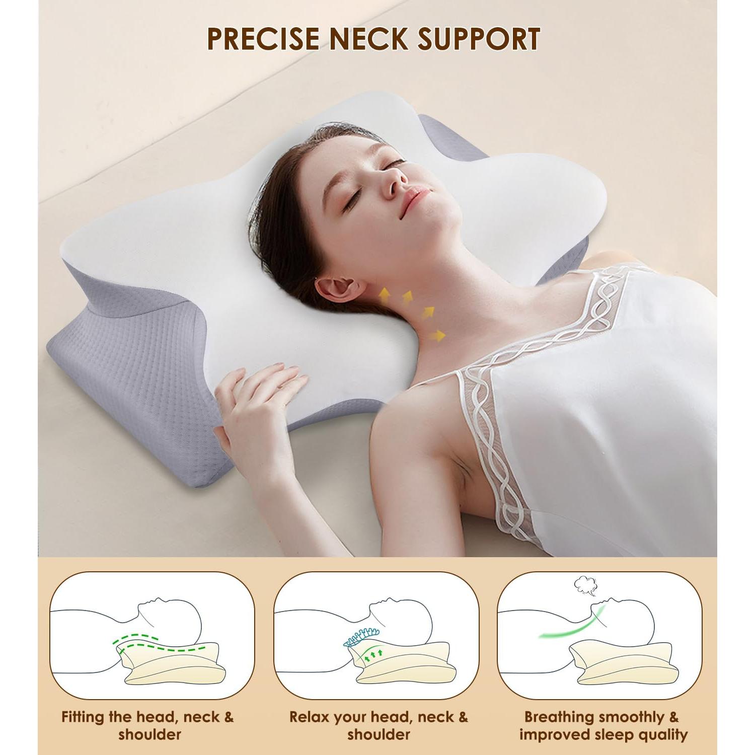Almohada Cervical FAIORD Espuma Viscoelástica 54x40 cm