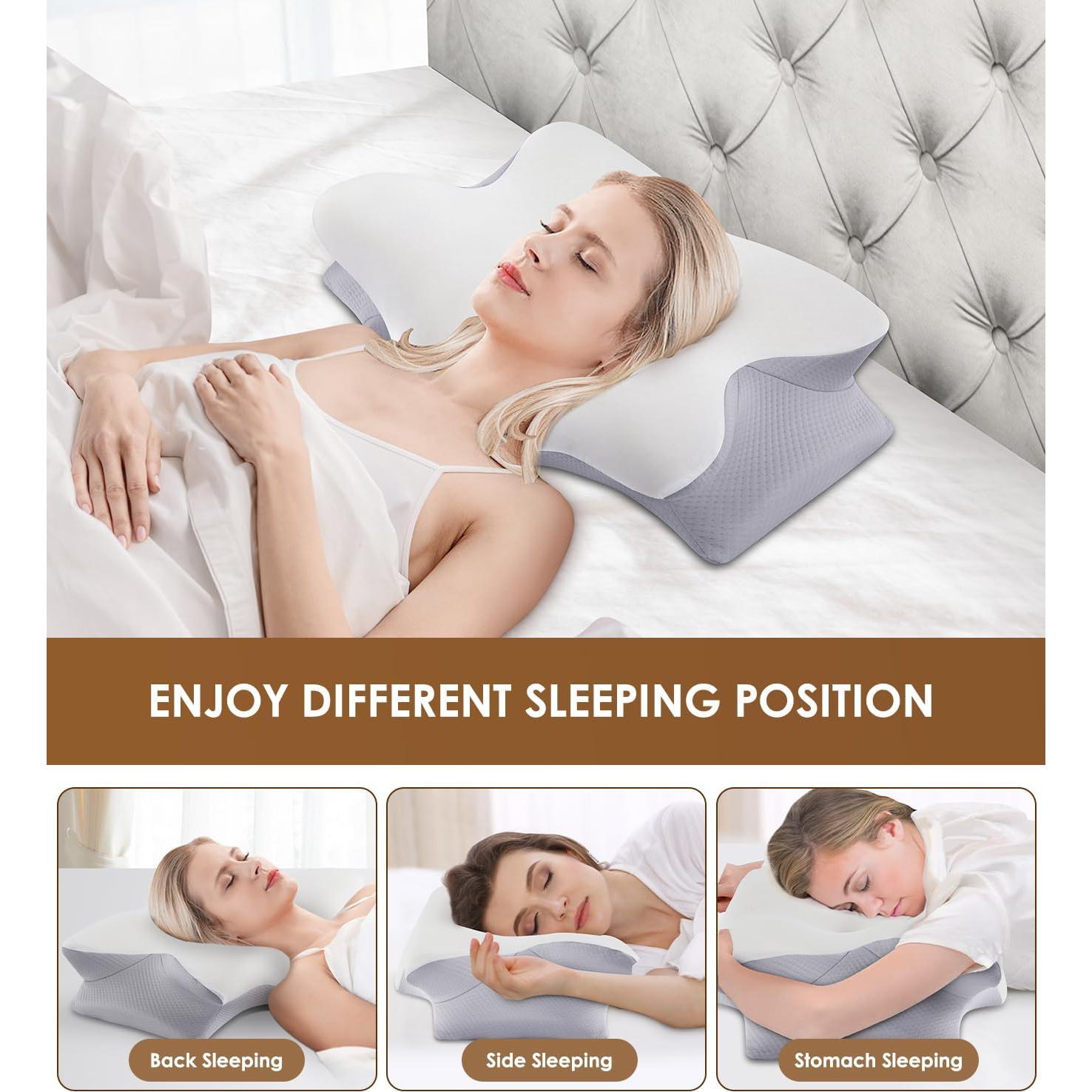 Almohada Cervical FAIORD Espuma Viscoelástica 54x40 cm