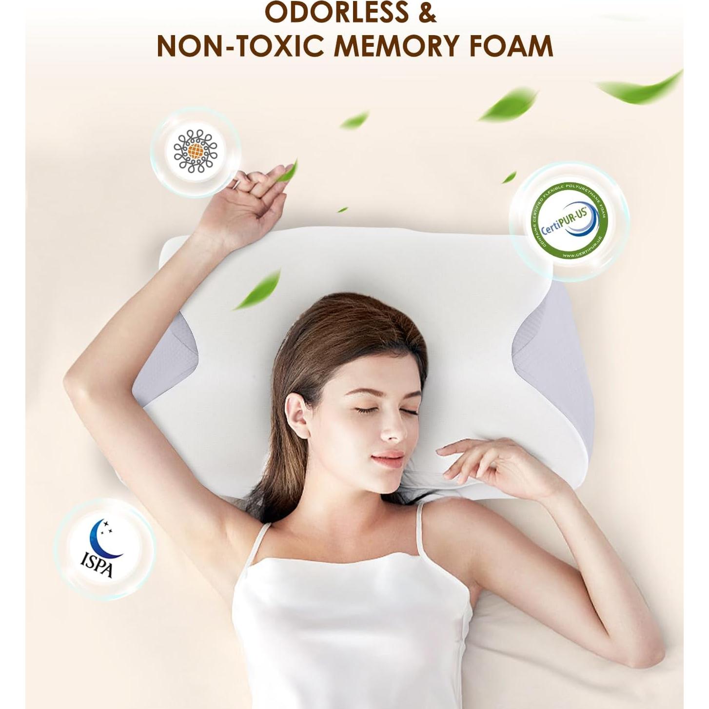 Almohada Cervical FAIORD Espuma Viscoelástica 54x40 cm