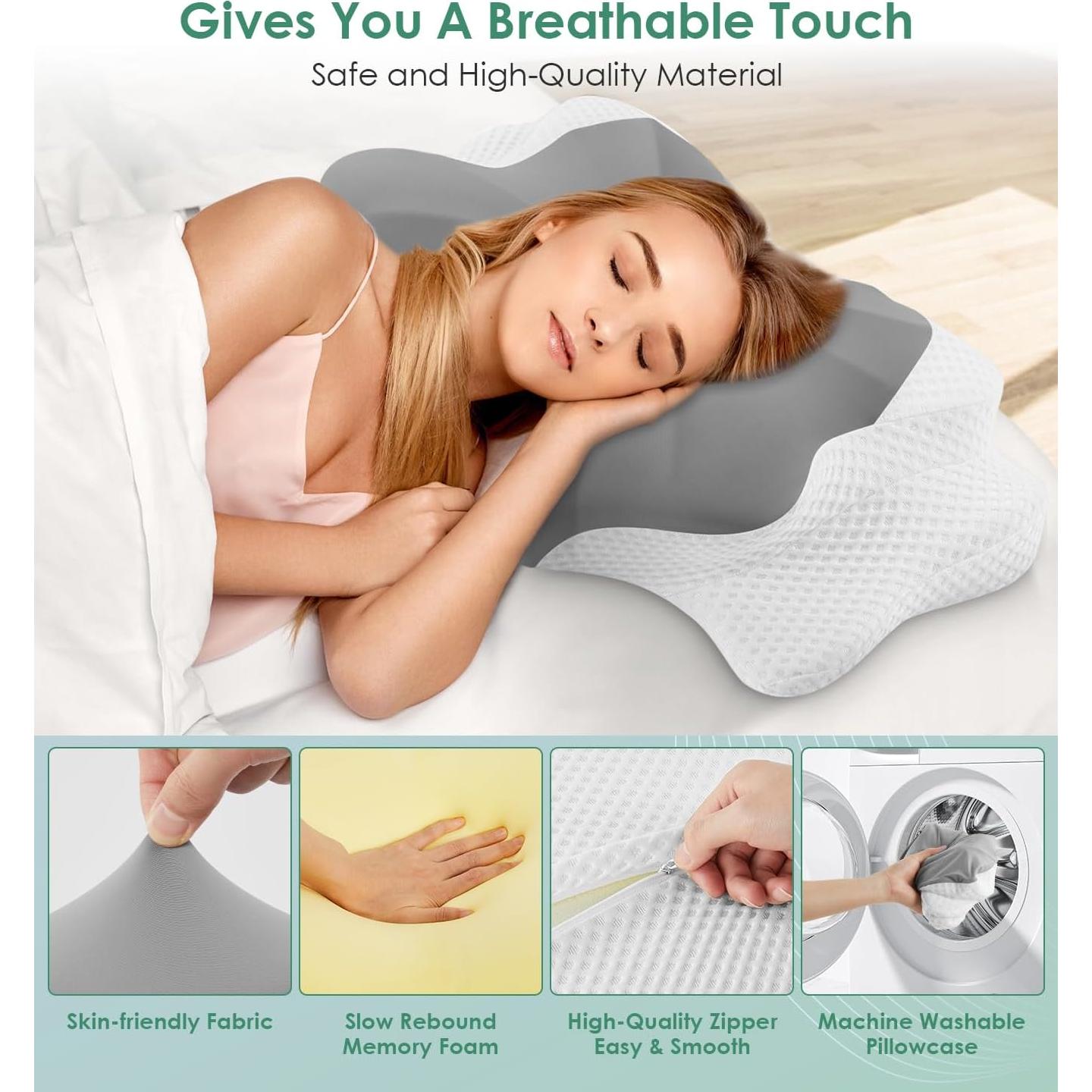Almohada Cervical DONAMA Espuma con Memoria Tamaño Queen
