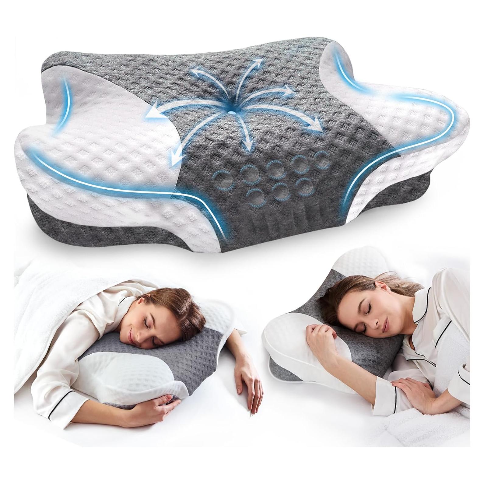 Cojín Cervical Ajustable VJASD Espuma Viscoelástica 1.31kg