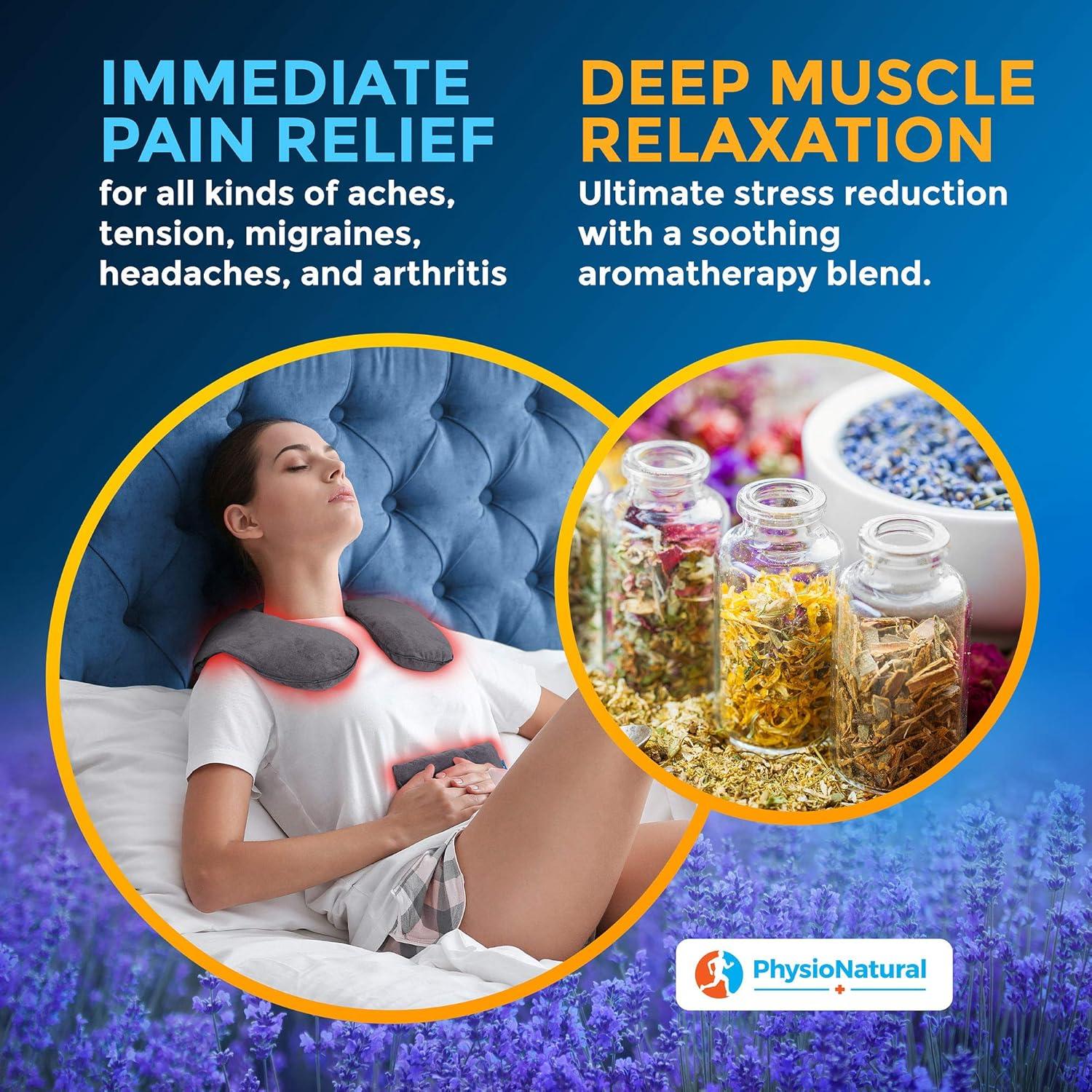 Funda Calentable para Cuello y Hombros PhysioNatural 28x18cm