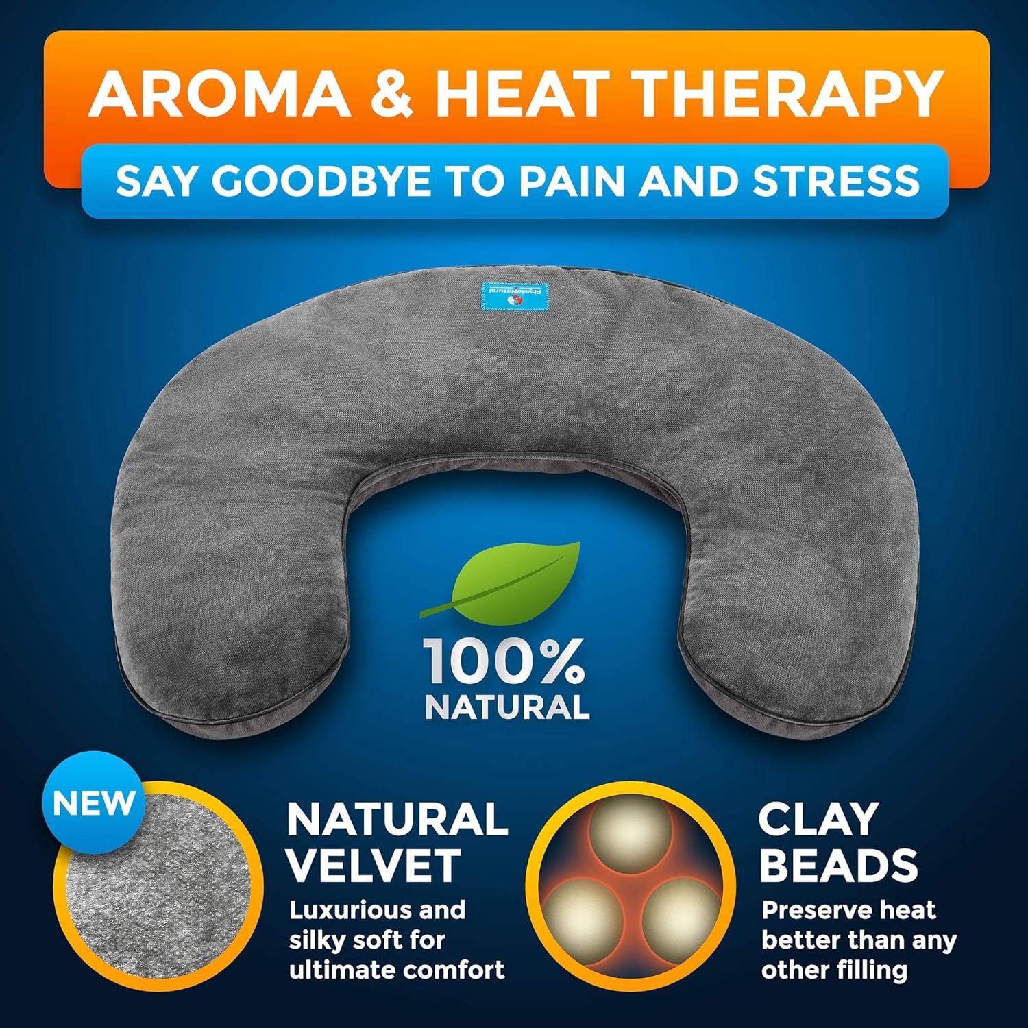 Funda Calentable para Cuello y Hombros PhysioNatural 28x18cm