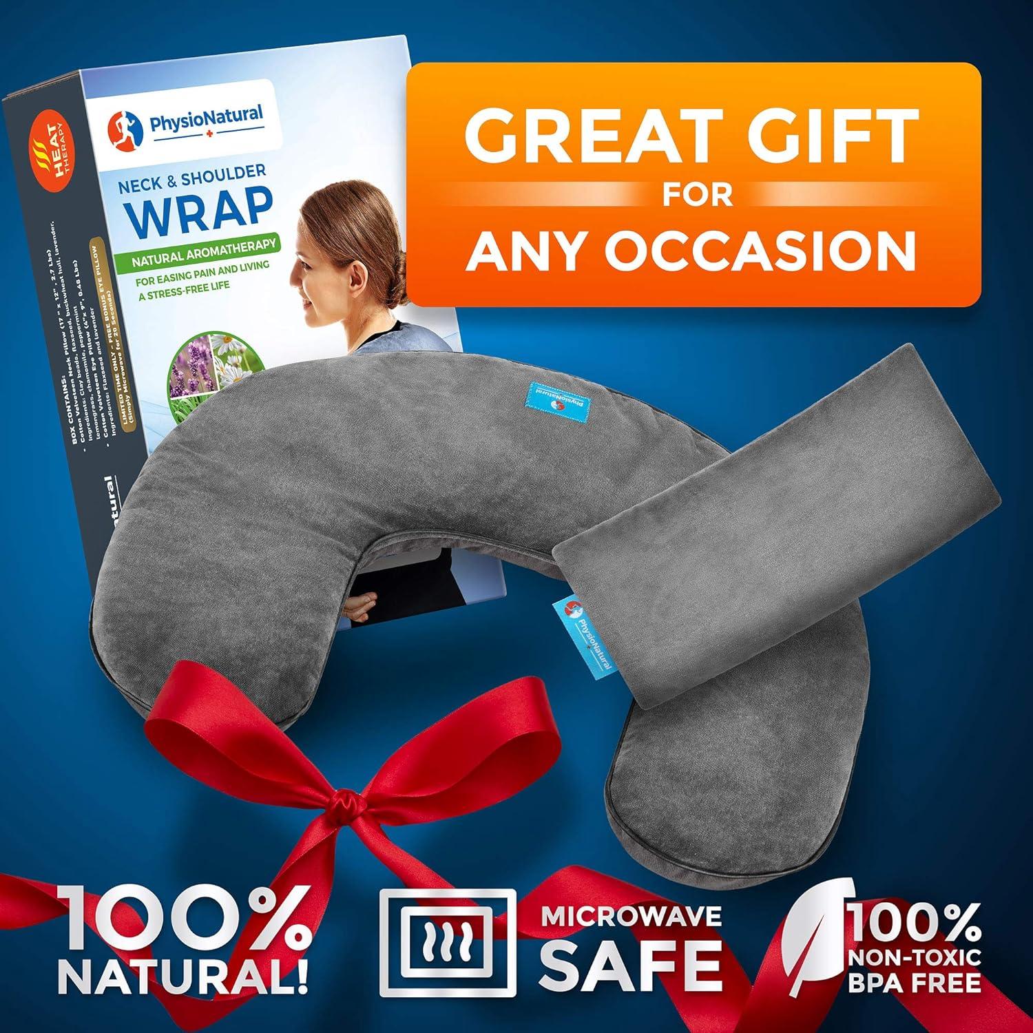 Funda Calentable para Cuello y Hombros PhysioNatural 28x18cm