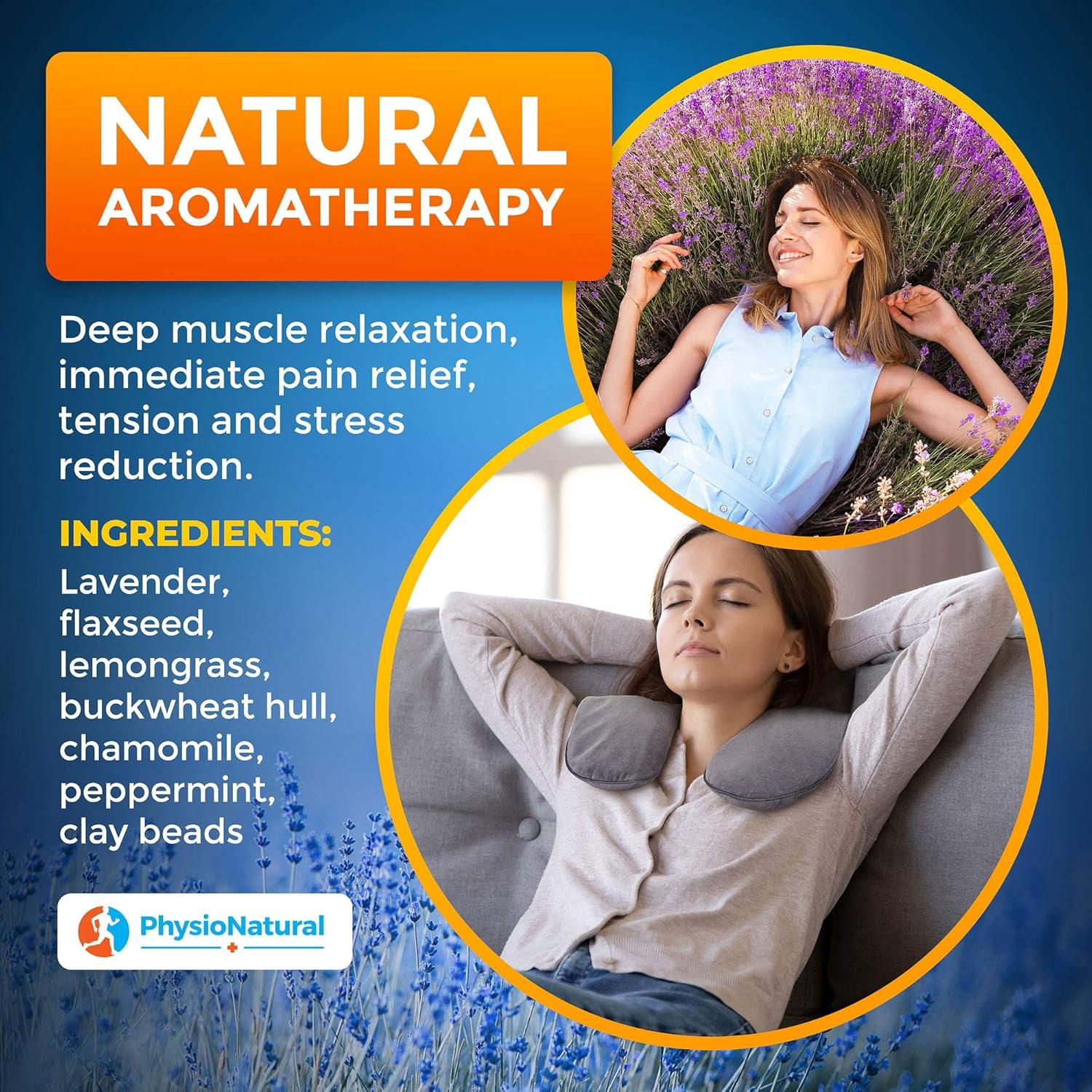 Funda Calentable para Cuello y Hombros PhysioNatural 28x18cm