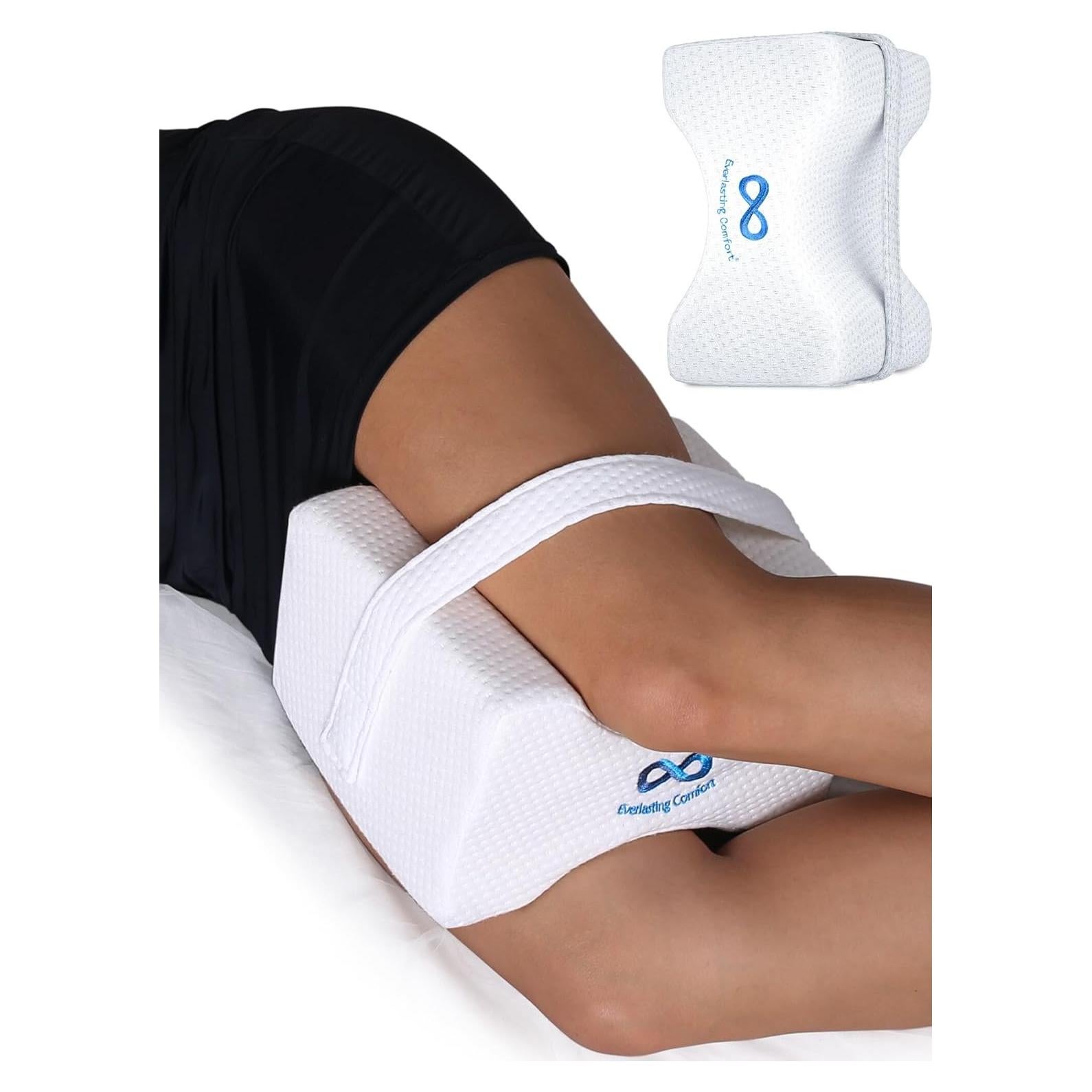 Almohada de Rodilla Viscoelástica Everlasting Comfort - Blanca