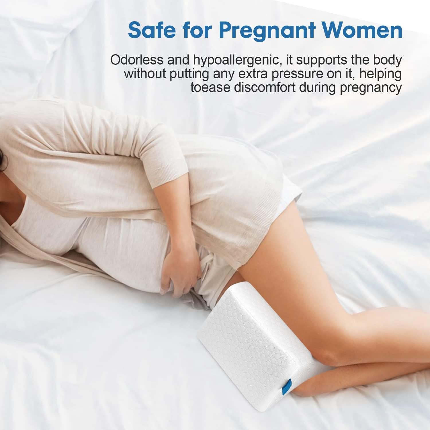 Almohada de Rodilla LESUMI Espuma Viscoelástica Blanca